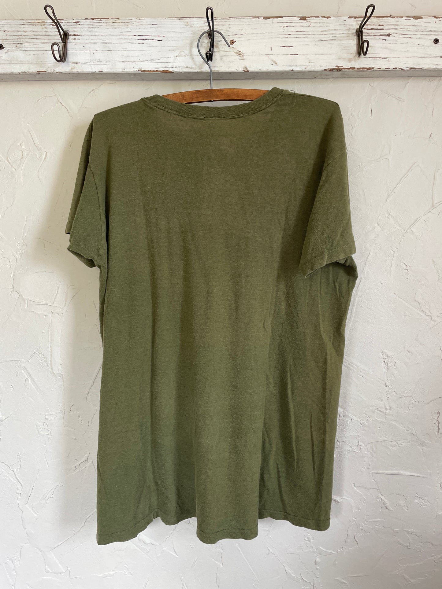 70s Blank Army Green Tee