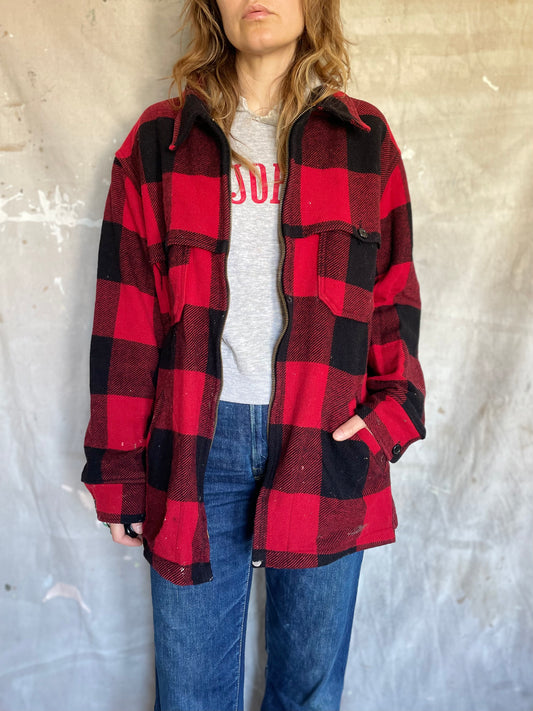 80s Woolrich Buffalo Plaid Jacket