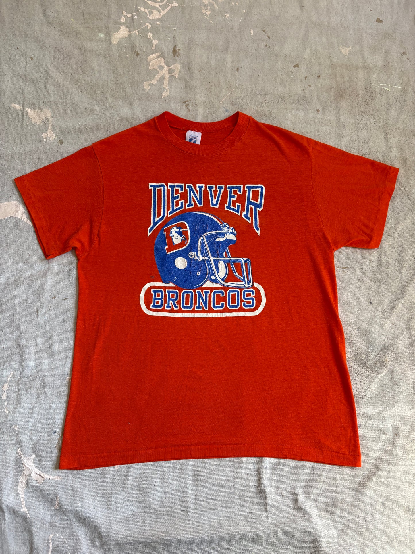 Vintage 80s Denver Broncos Tee