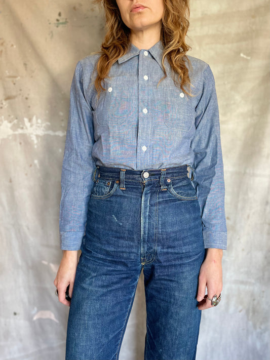 70s Deadstock DeeCee Chambray Shirt