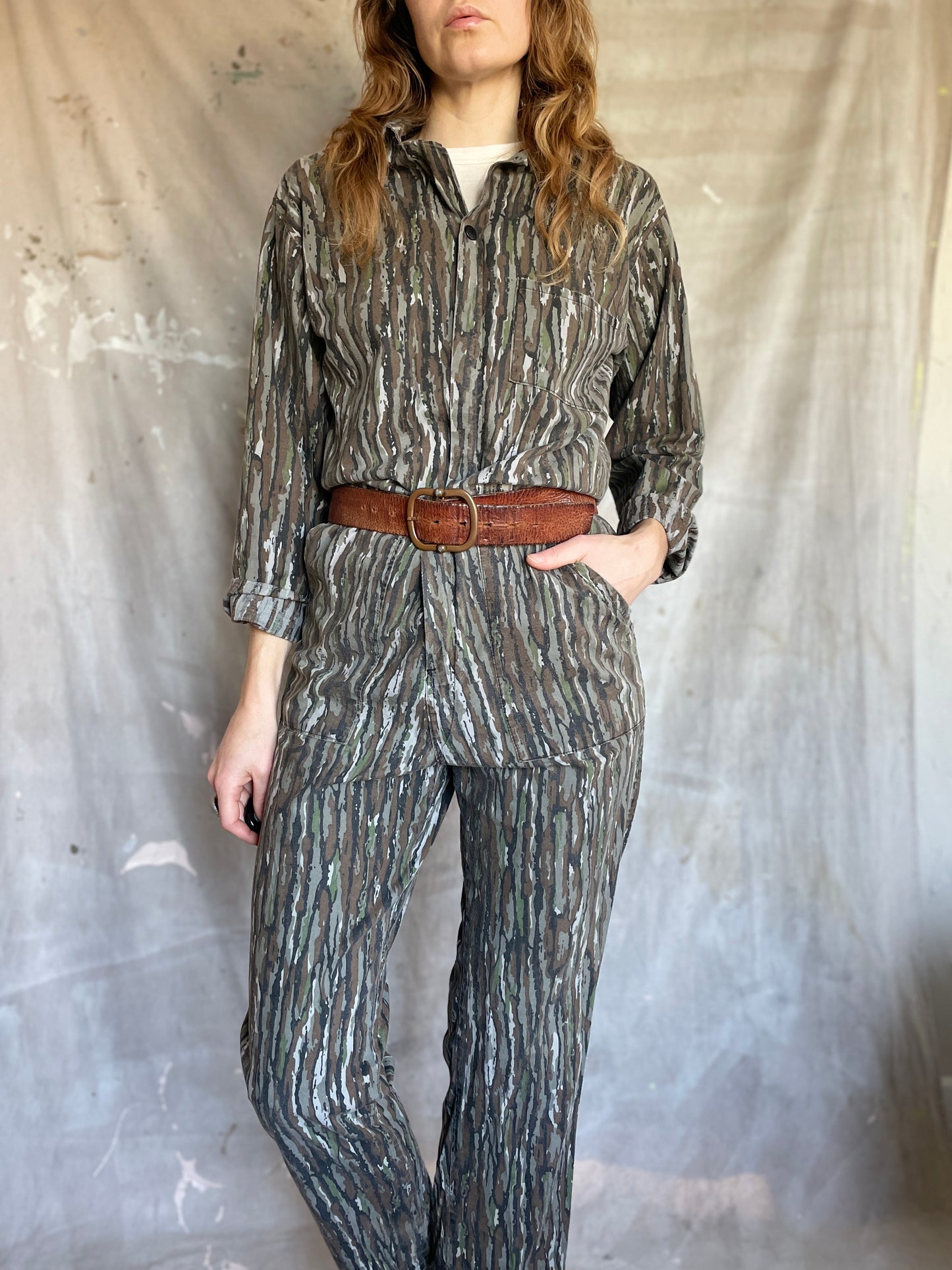 90s Real Tree Camo Coveralls