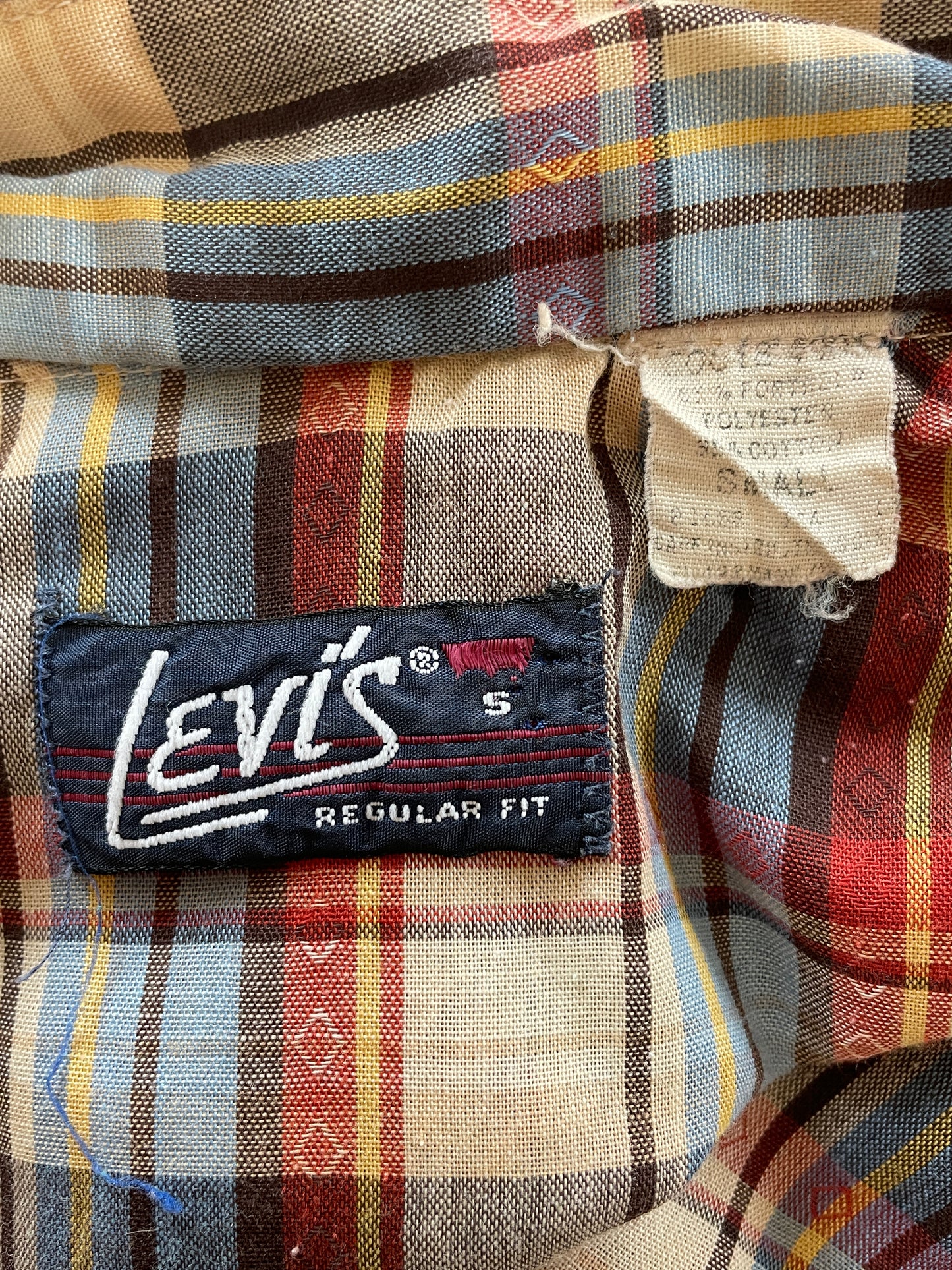 80s Levi’s Pearl Snap Plaid Western Shirt