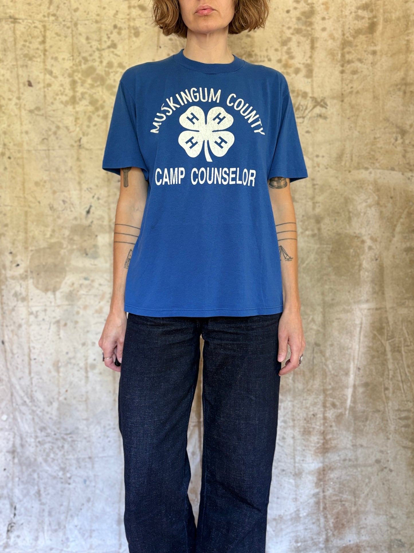 90s 4H Muskingum County Camp Counselor Tee