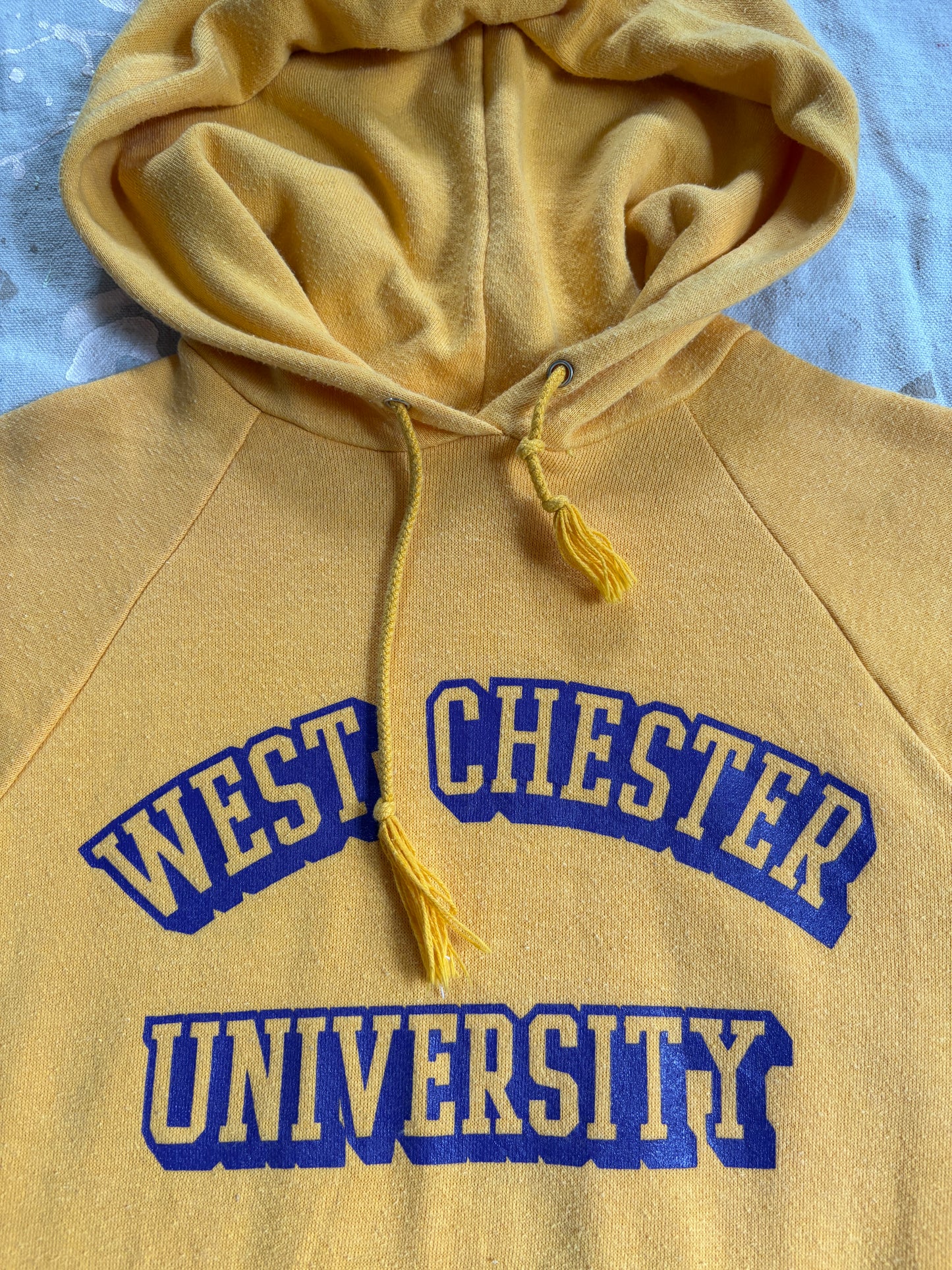 Vintage 80s West Chester University Hoodie Sweatshirt