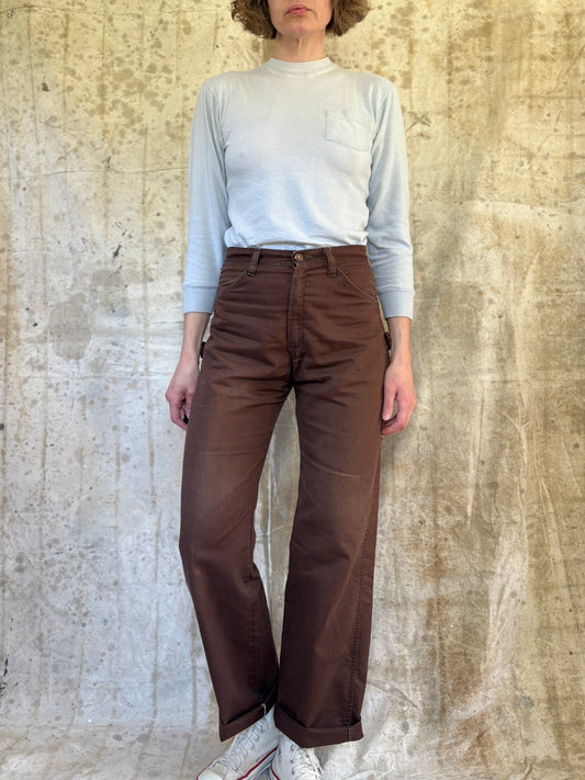 Vintage 80s Brown DeeCee Carpenter Pants