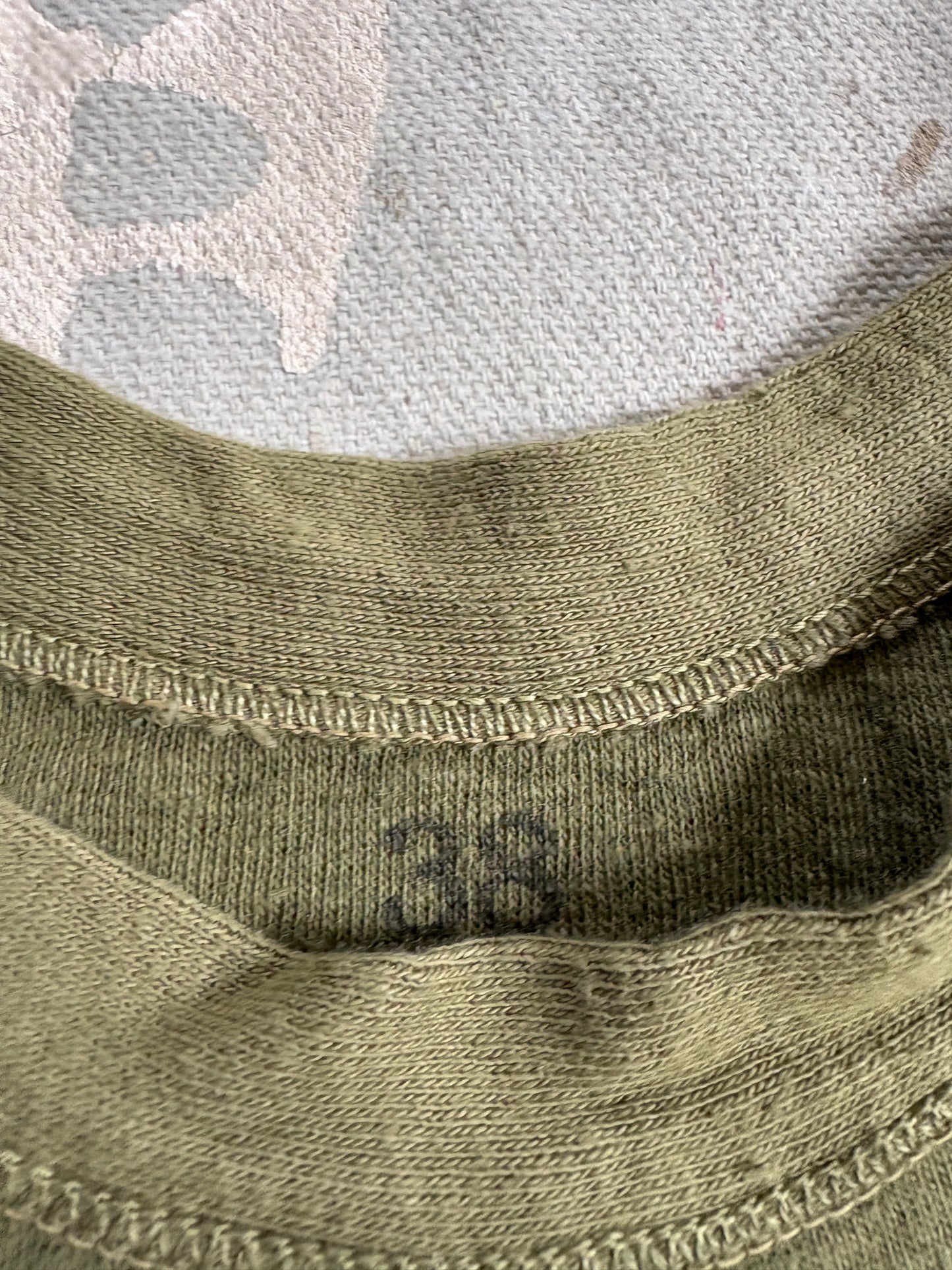 Vintage 40s Military Tank Top Undershirt