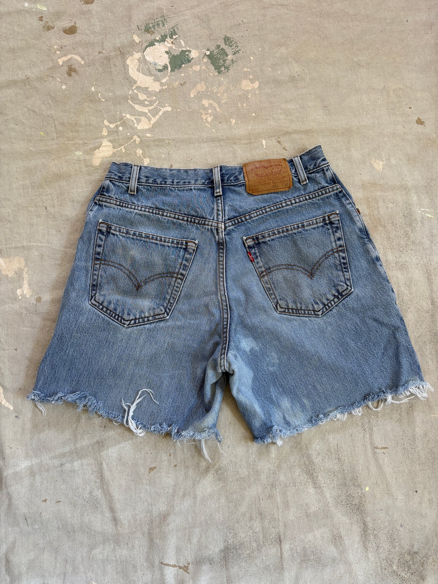 Vintage 90s Levi’s 560 Cut Off Jeans Shorts