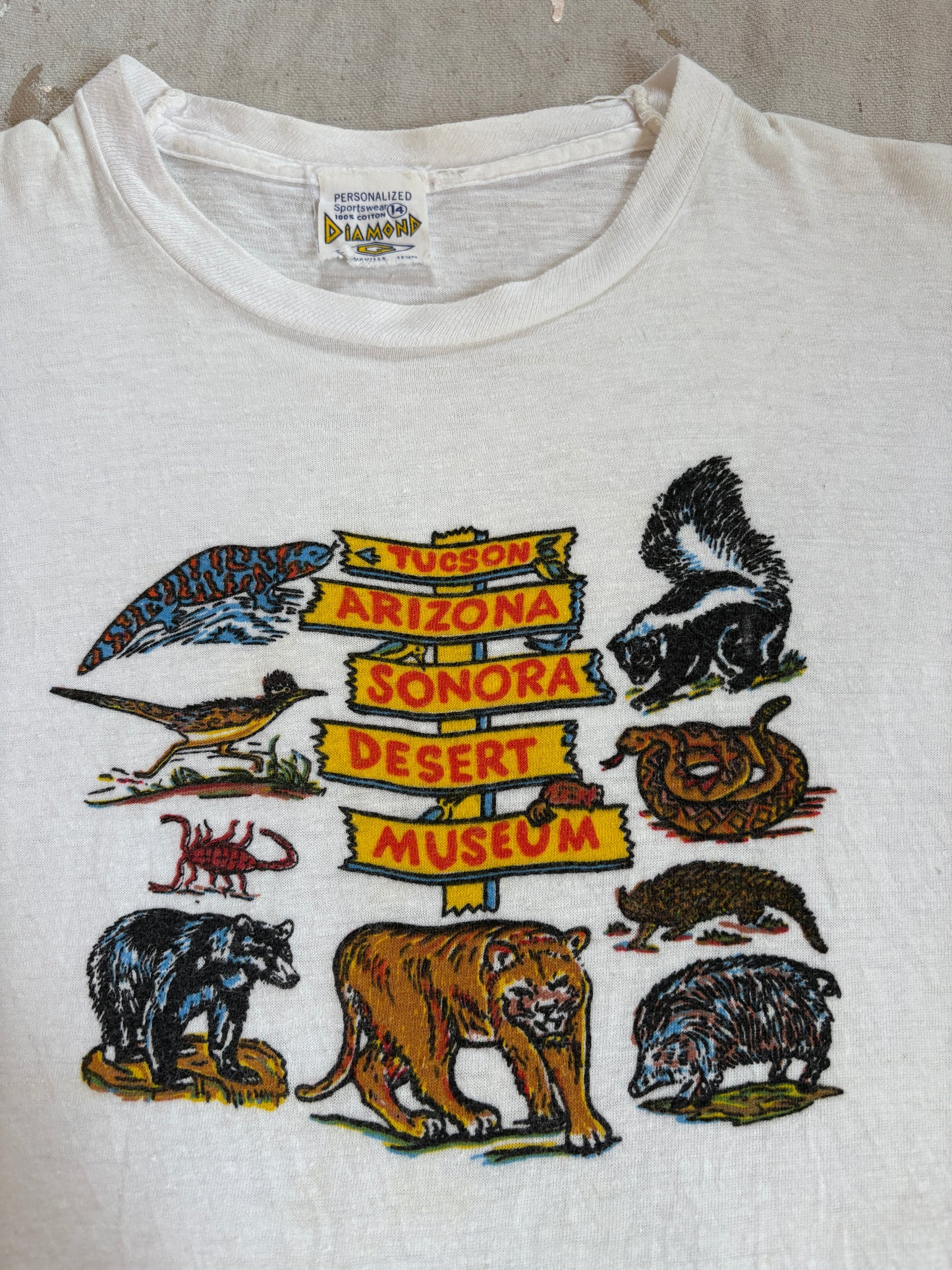 60s Tucson Arizona Sonora Desert Museum Tee