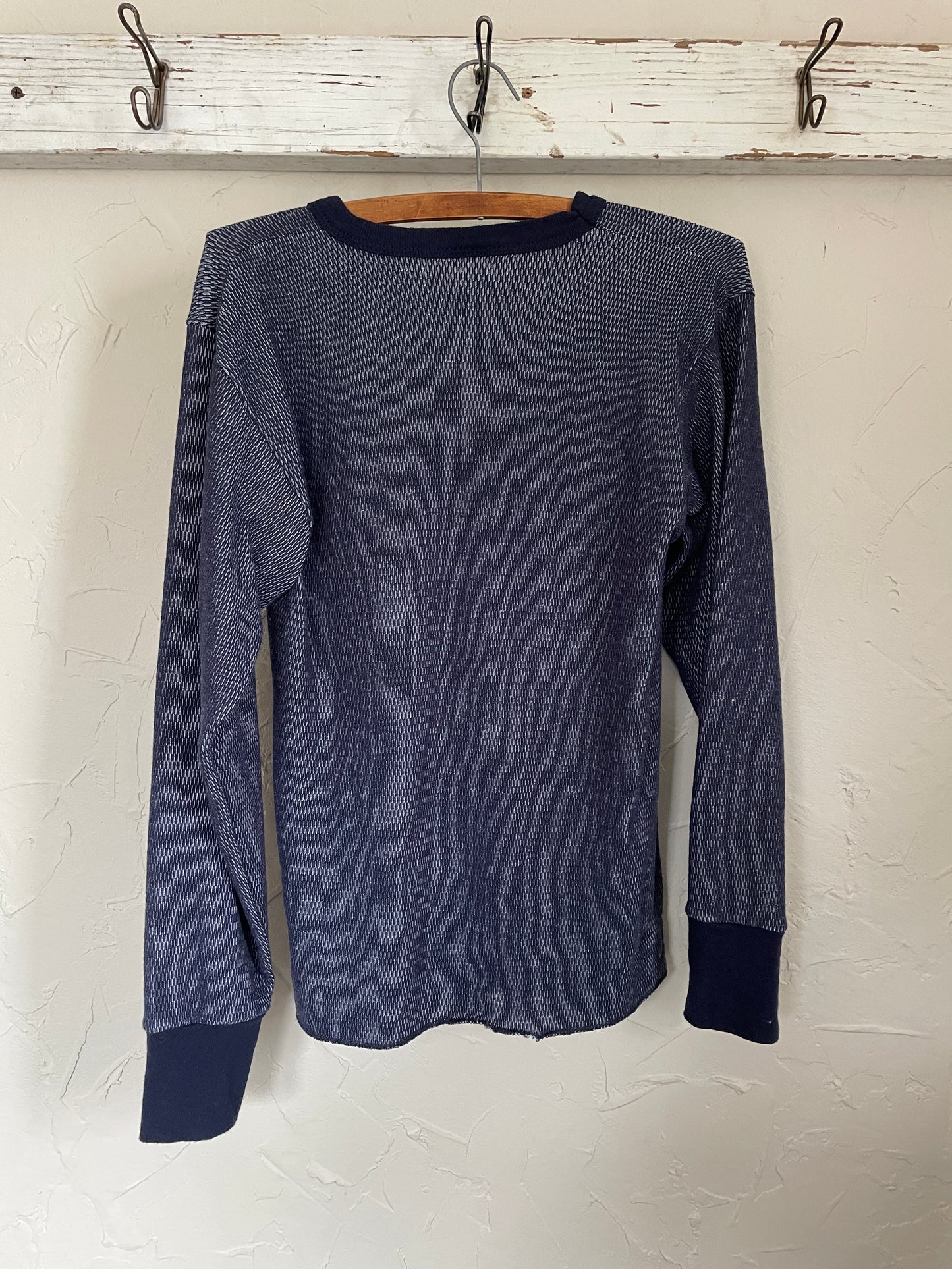 90s Navy Blue Thermal Undershirt