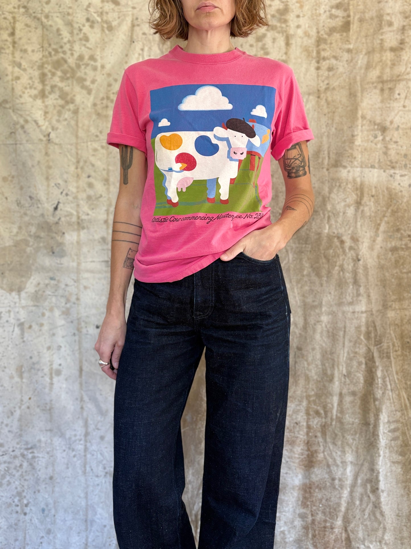 90s Cow Artist Tee