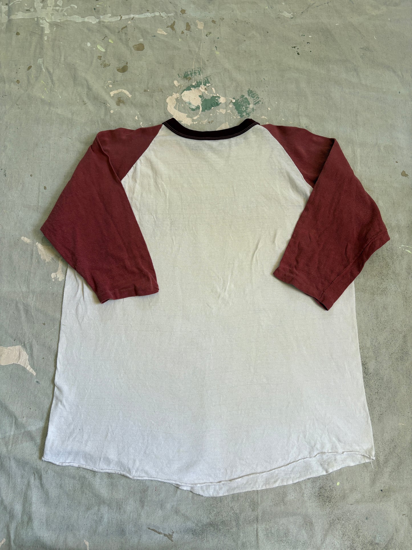Vintage 70s Parchment Panthers Baseball Tee