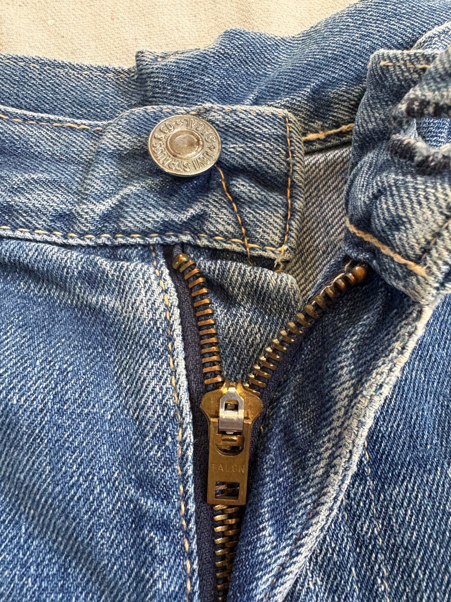 Vintage 50s Levi’s 701 Cut Off Jean Shorts