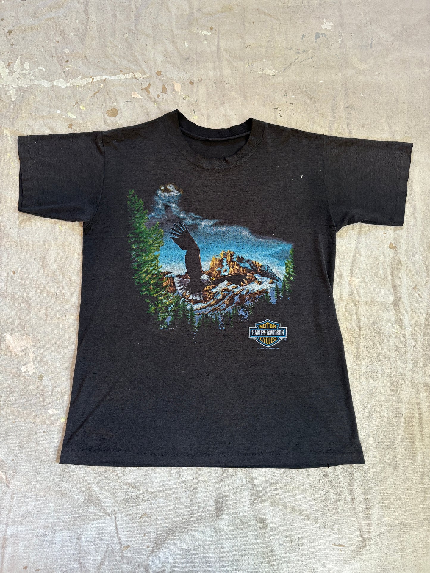 Vintage 80s Harley Davidson Soaring Eagle Tee
