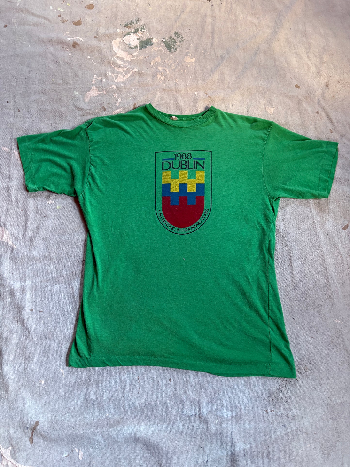 Vintage 1988 Dublin Celebrating A Thousand Years Tee
