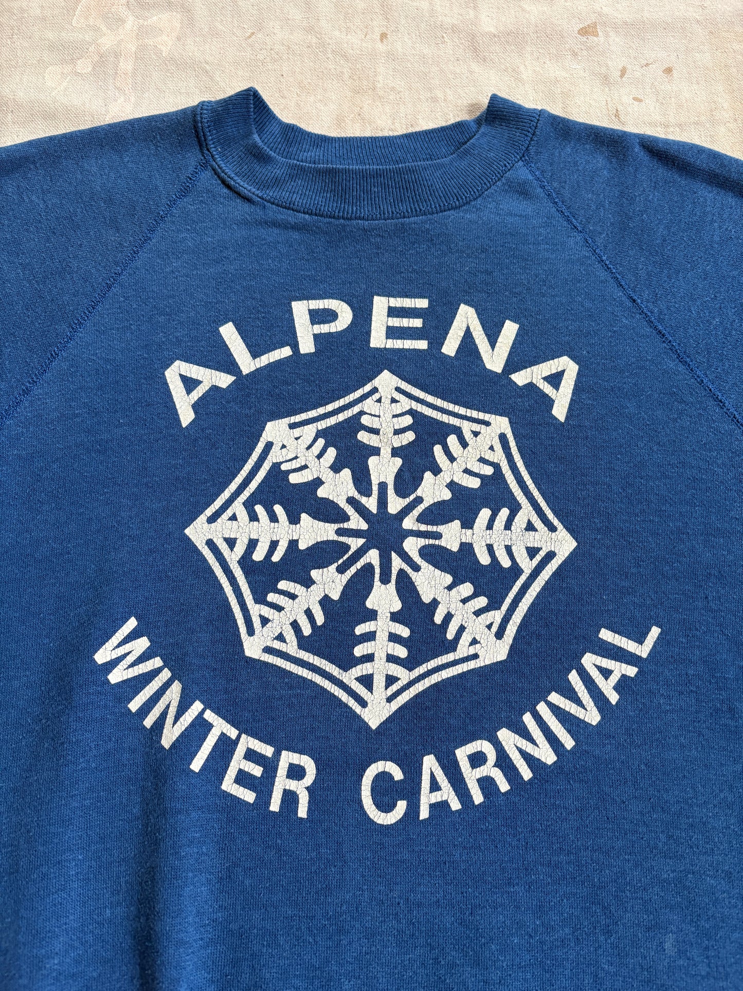 Vintage 80s Alpena Michigan Winter Carnival Sweatshirt