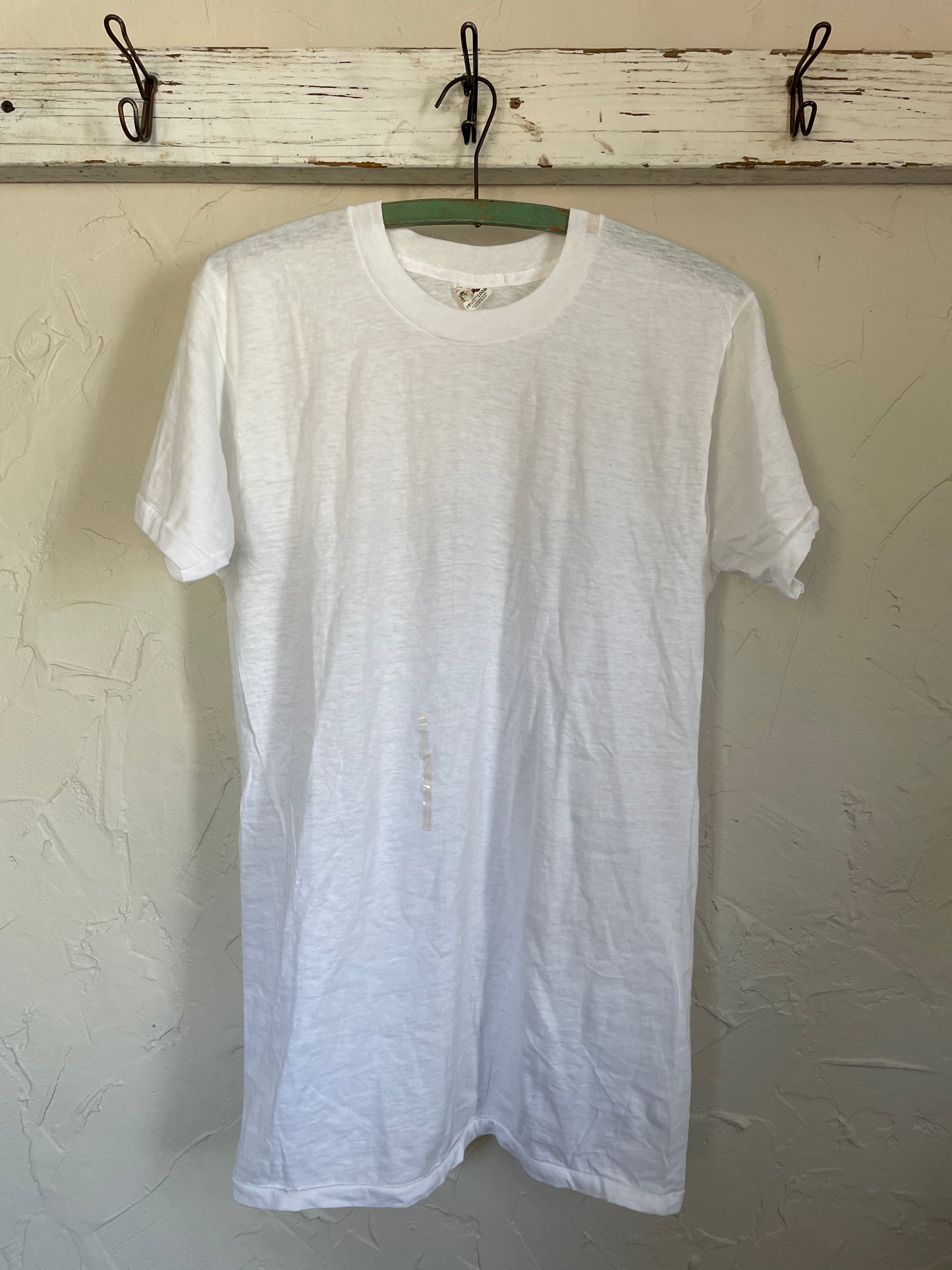 80s Deadstock Blank White Tee