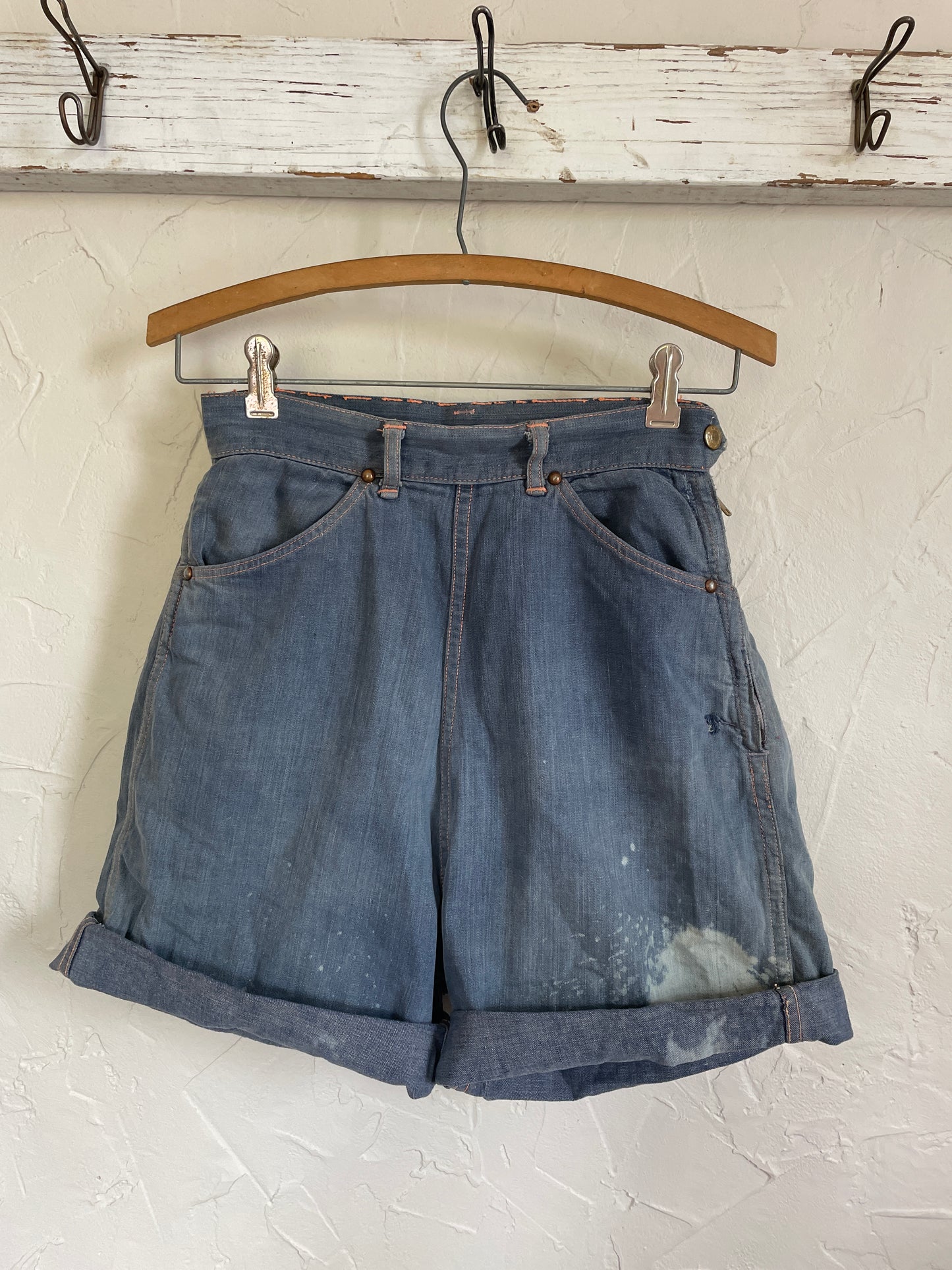 50s Side Zip Cut-Off Shorts