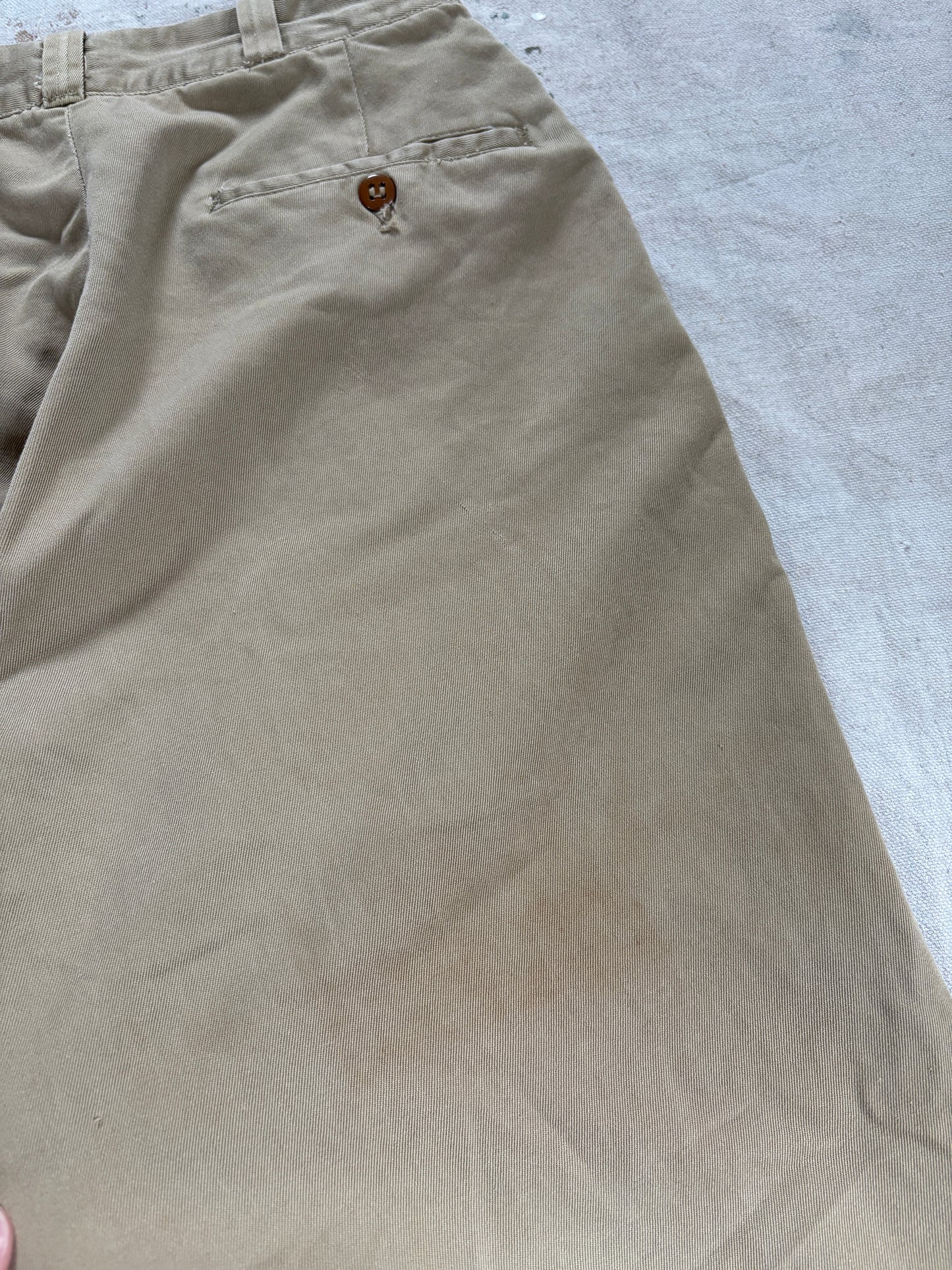 50s Military Khaki Trousers