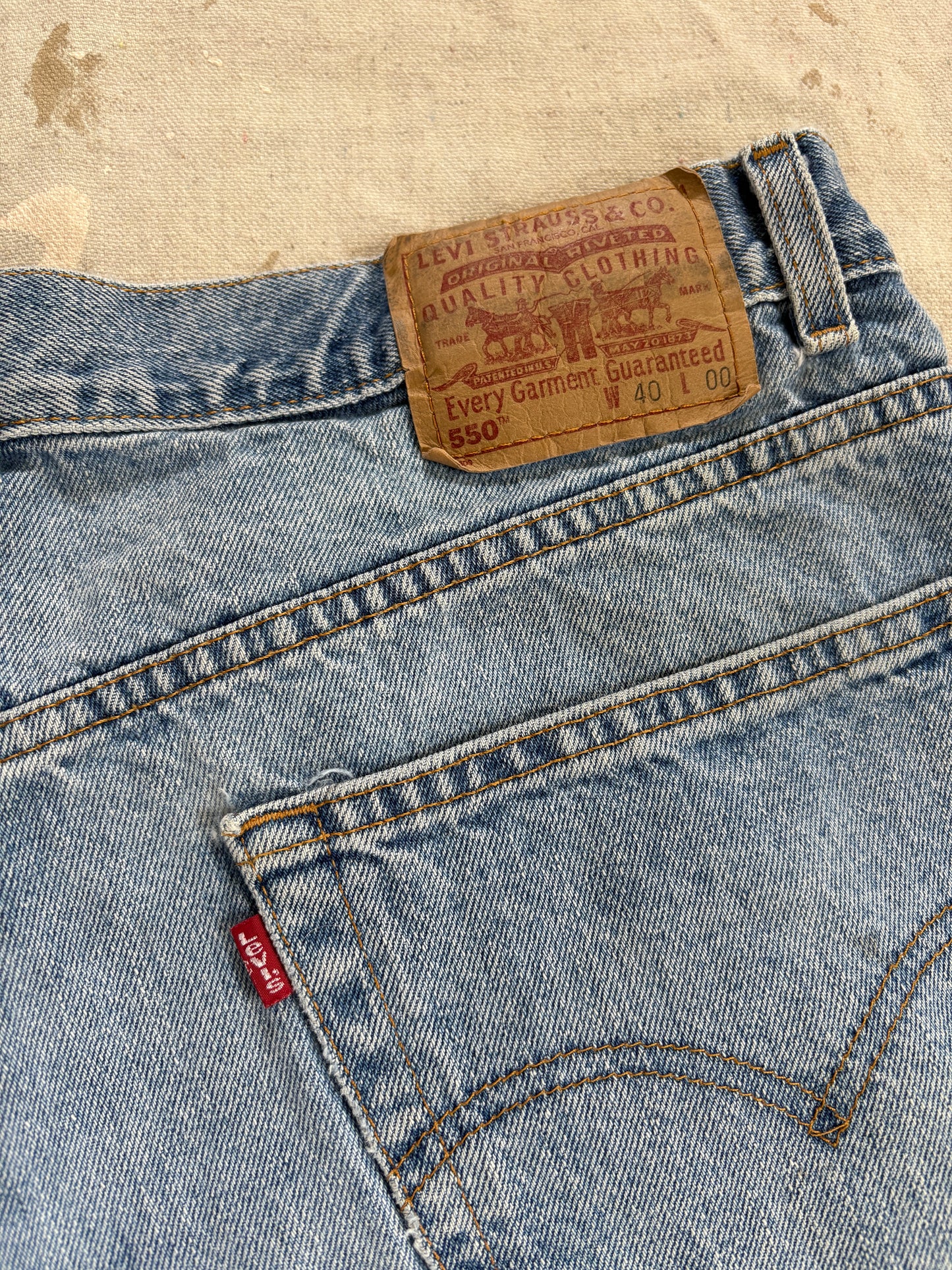 Vintage 90s Levi’s 550 Jean Shorts