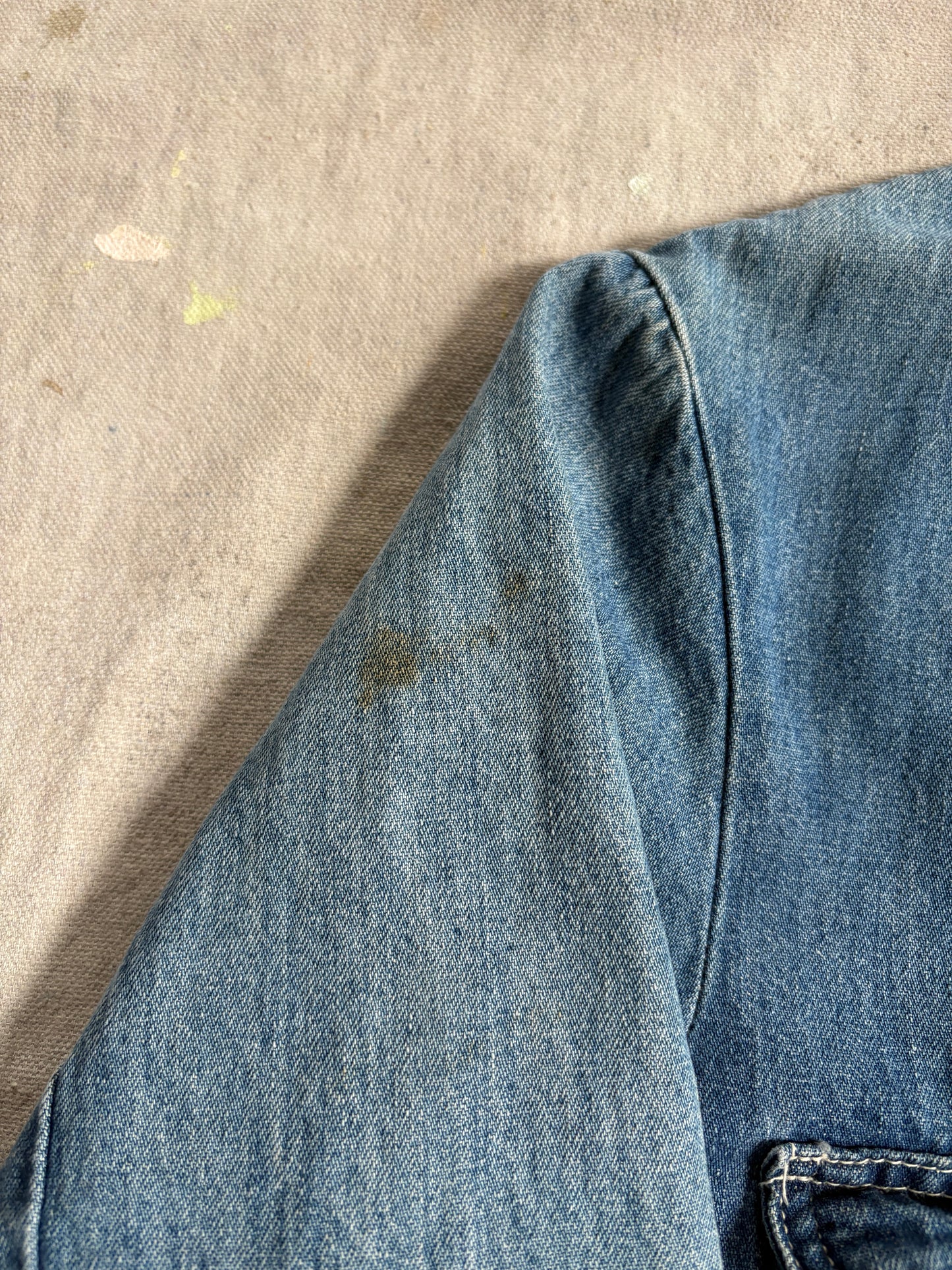 70s Faded Wrangler Denim Chore Coat