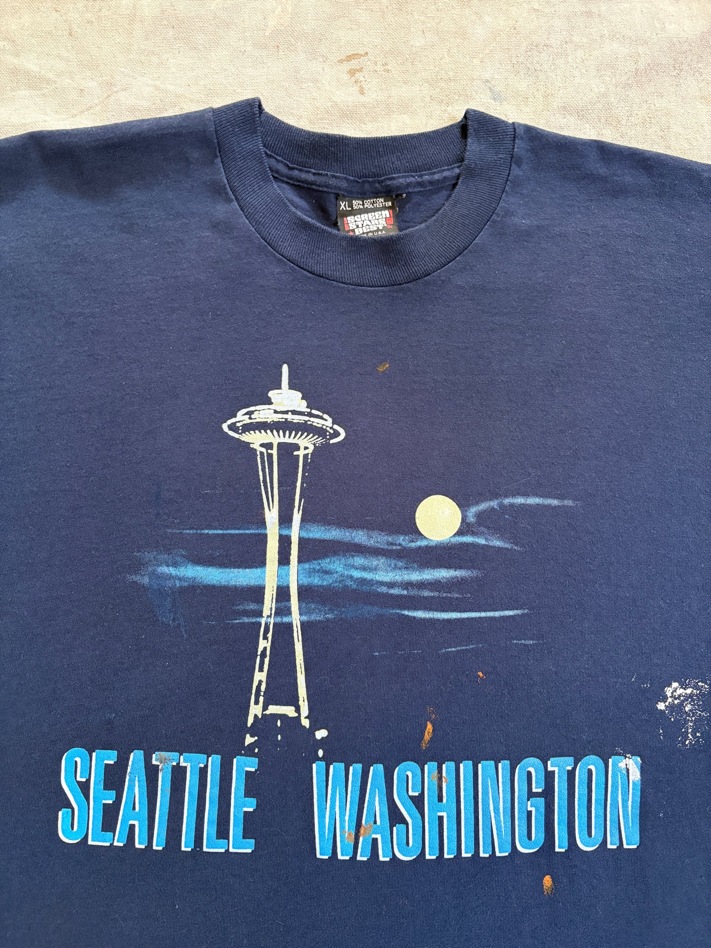 Vintage 80s Seattle Washington Space Needle Tee