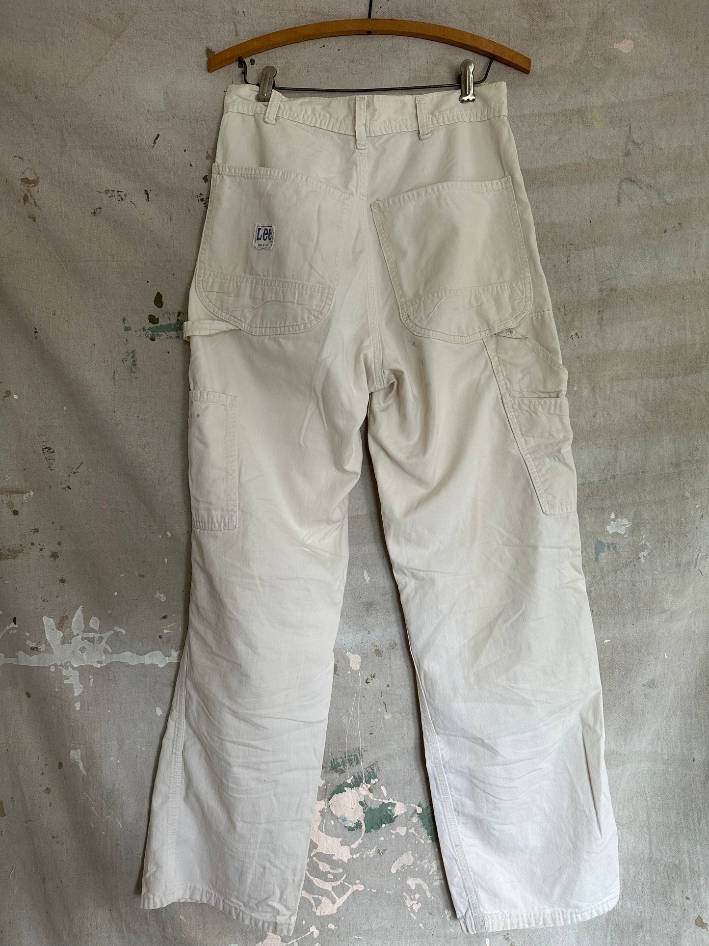 70s/80s Lee Ecru Painter Pants