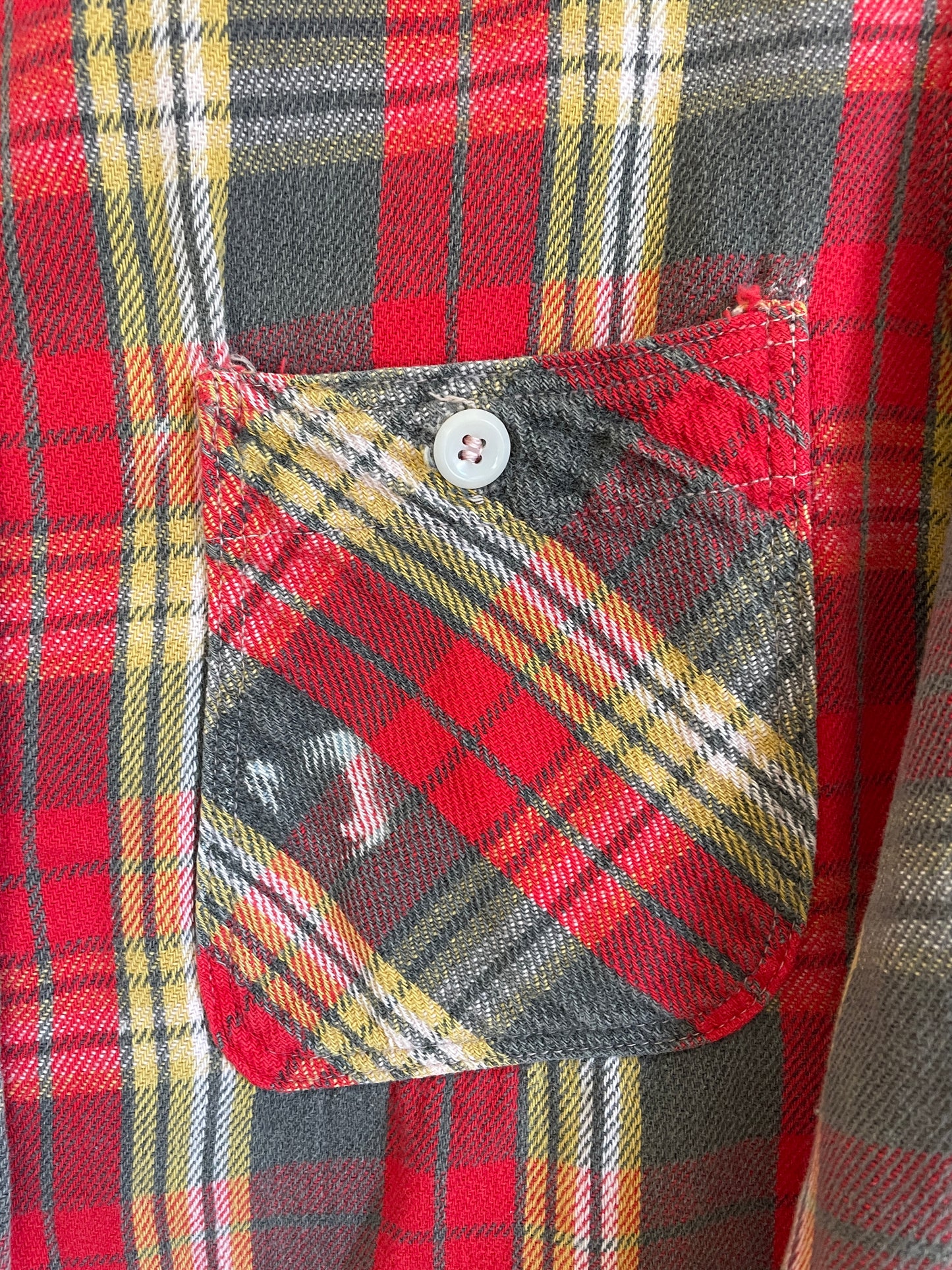 60s Penney’s Plaid Flannel Shirt