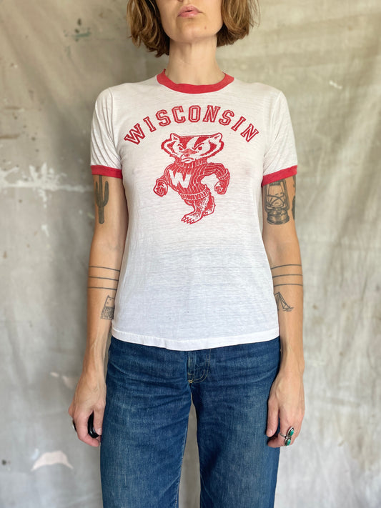 80s Wisconsin Badgers Tee