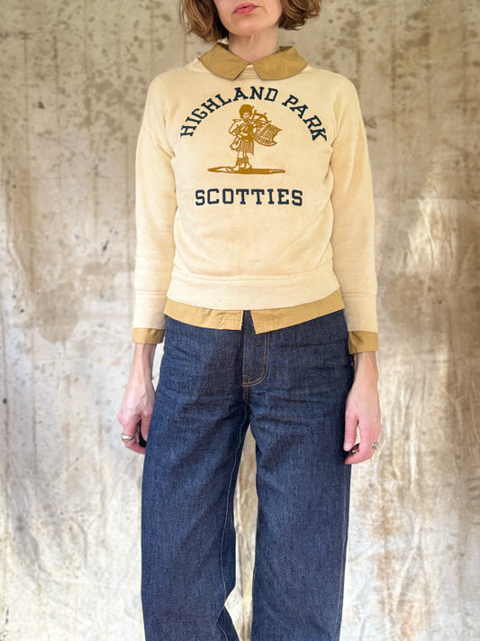50s Highland Park Scotties Sweatshirt