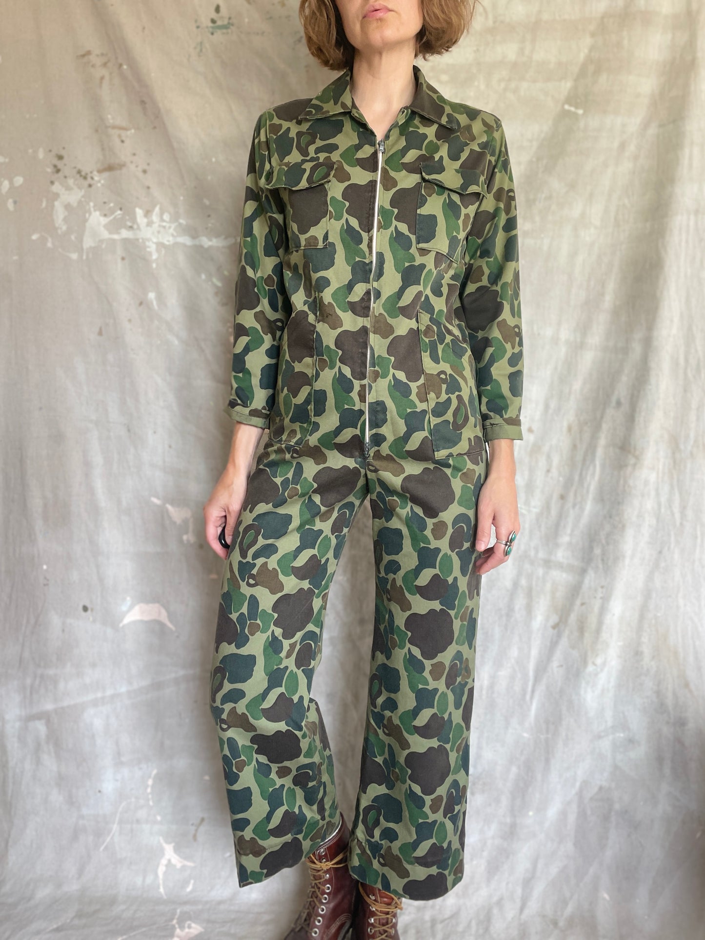 80s Duck Camo Coveralls