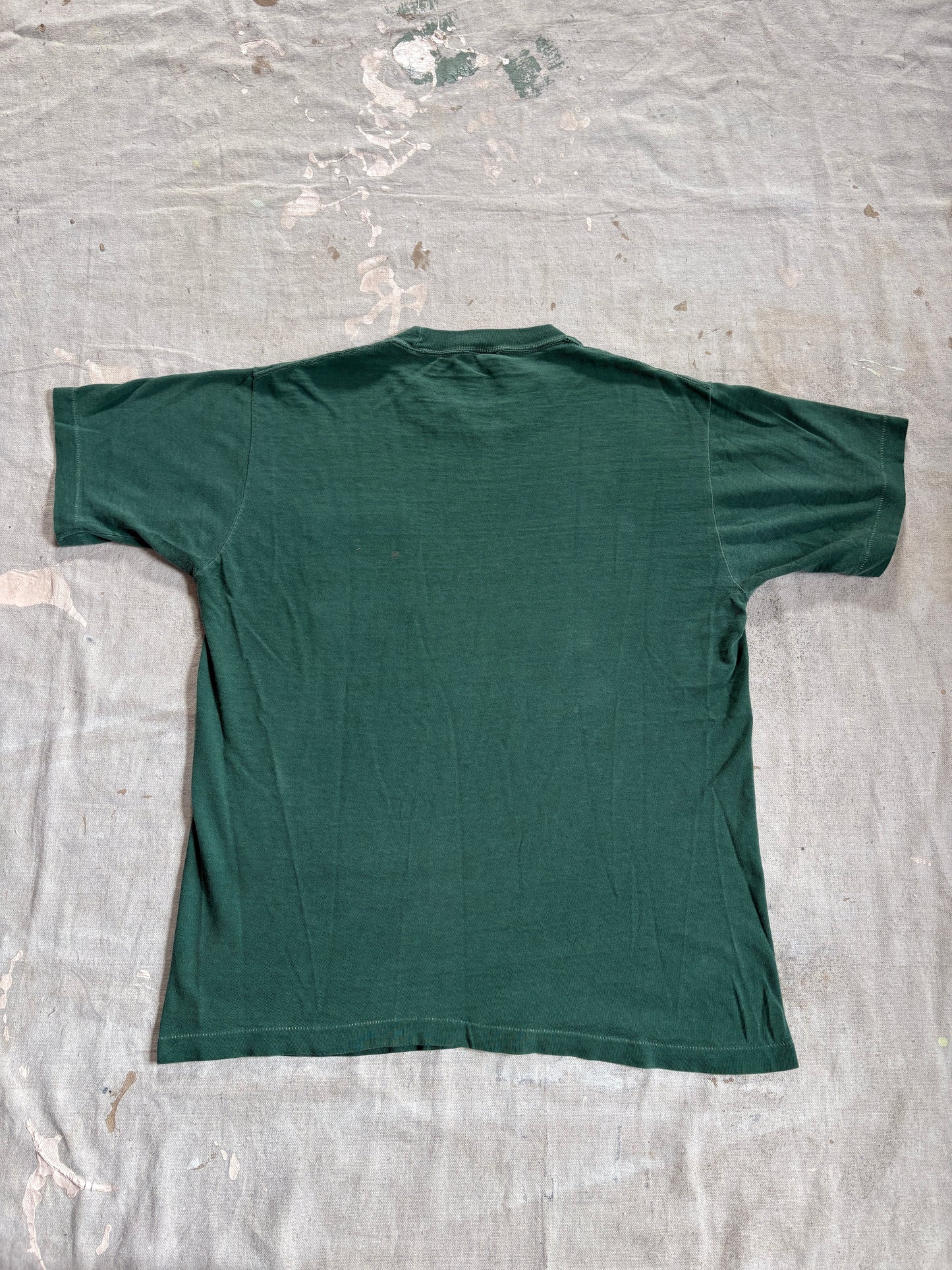 Vintage 60s Towncraft Blank Green Pocket Tee