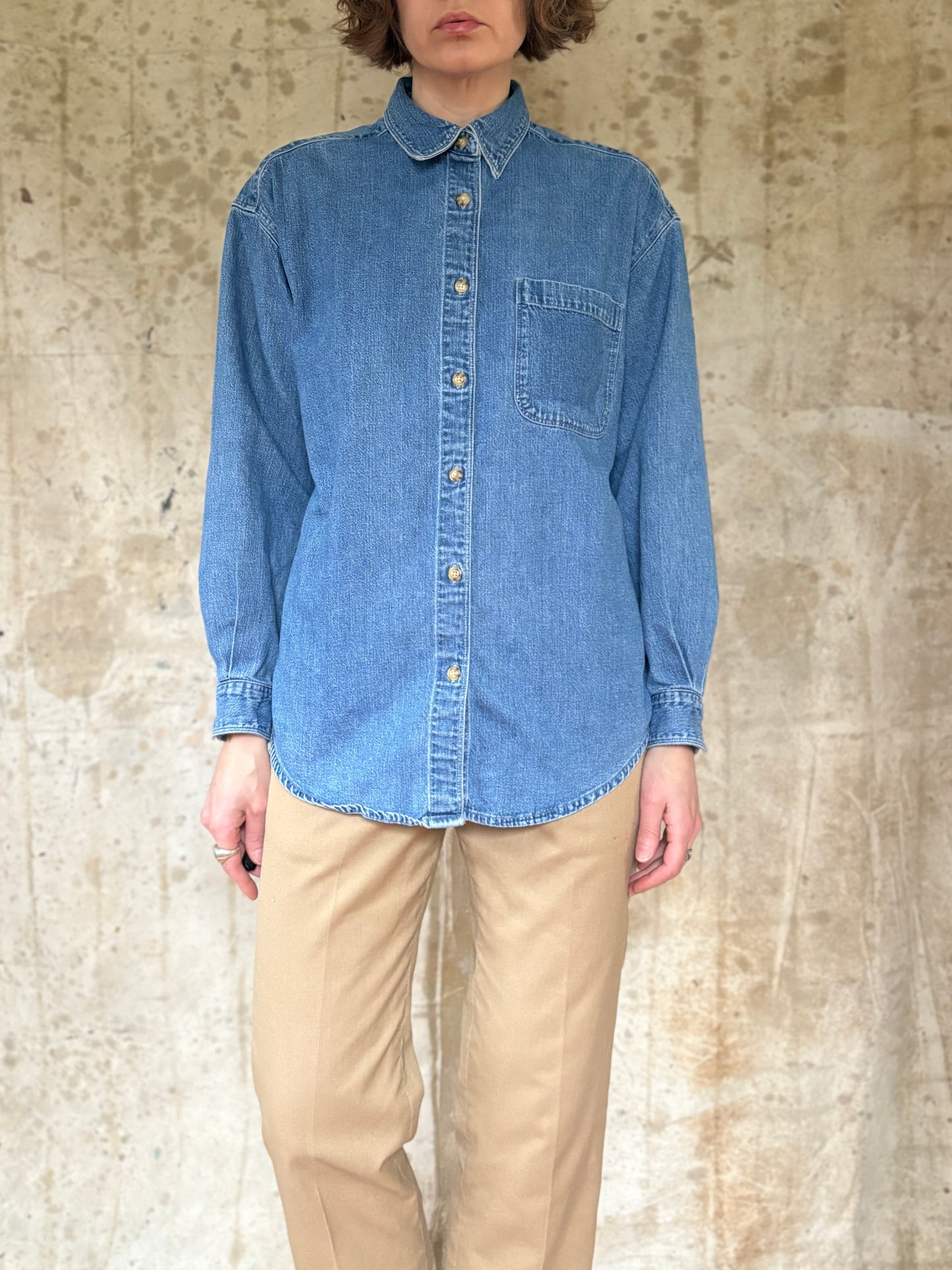 90s Eddie Bauer Denim Shirt