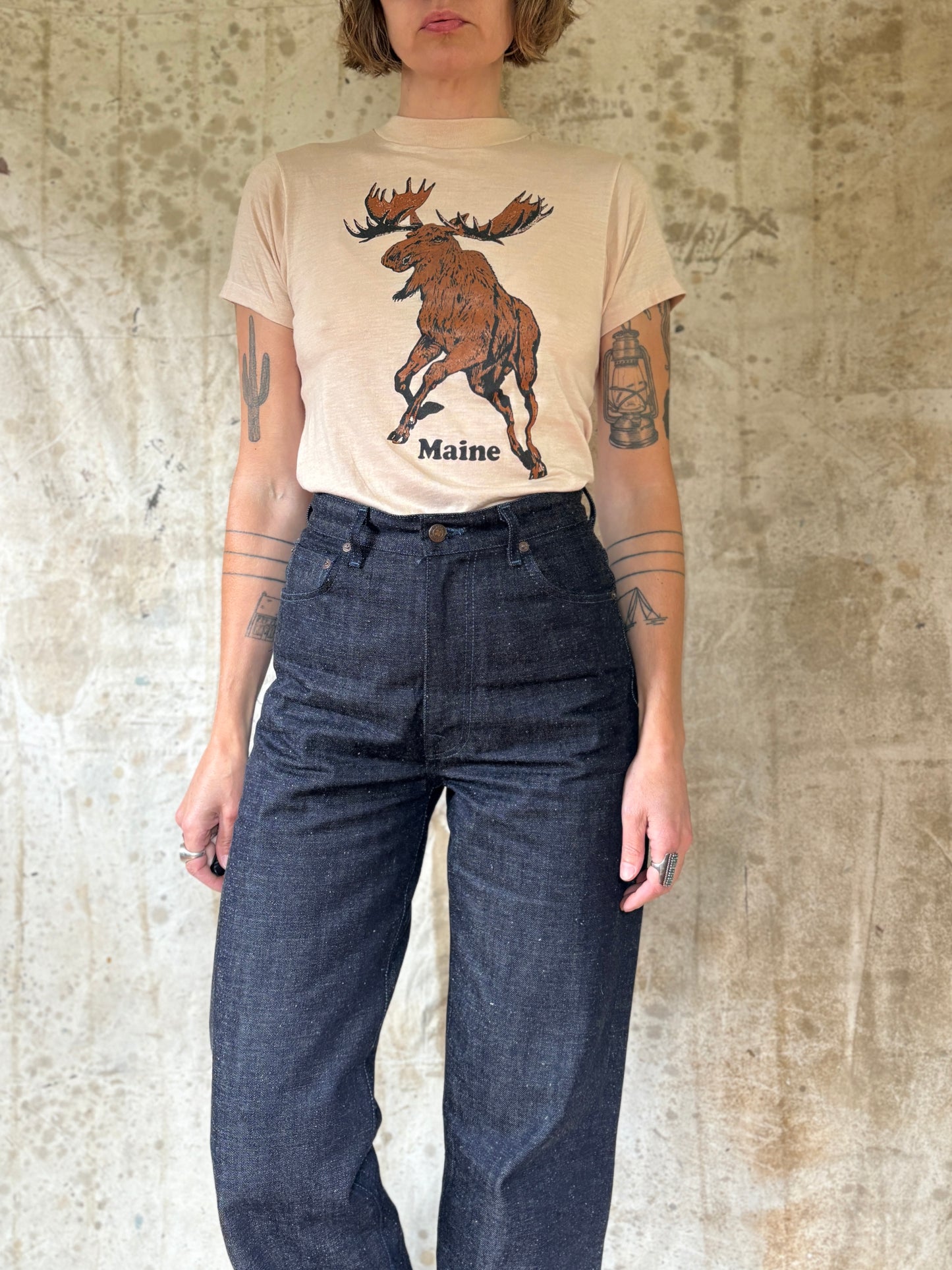 Vintage 80s Maine Moose Tee