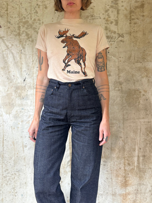 Vintage 80s Maine Moose Tee
