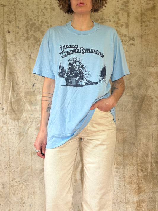 Vintage 80s Texas State Railroad Tee