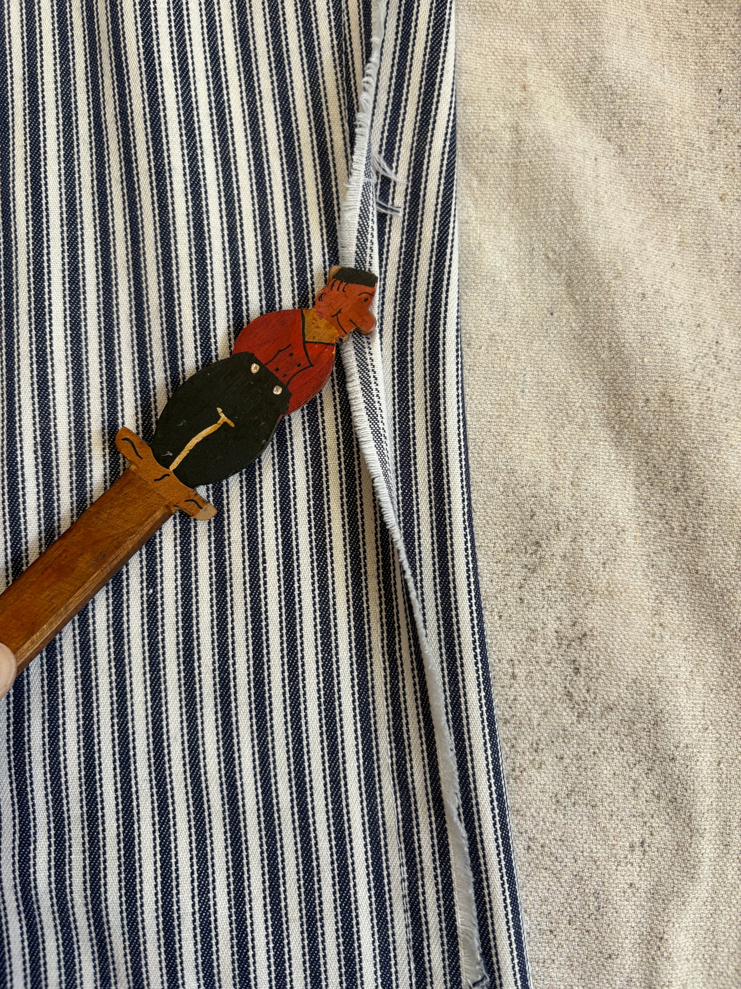 Vintage 60s/70s Sears Striped Bell Bottom Overalls