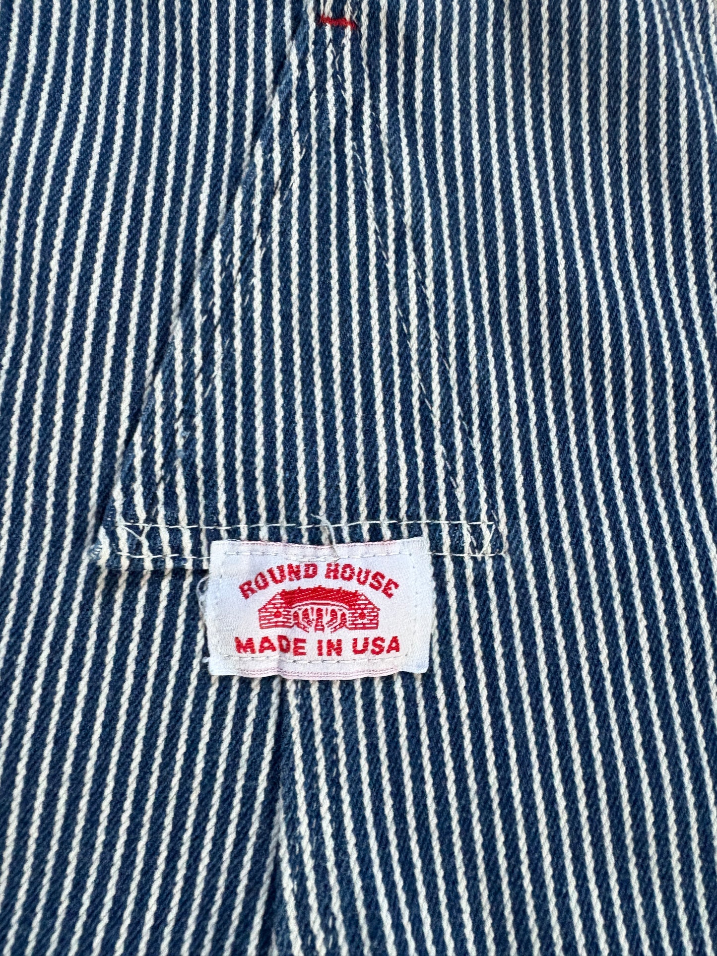 80s/90s Roundhouse Hickory Stripe Overalls