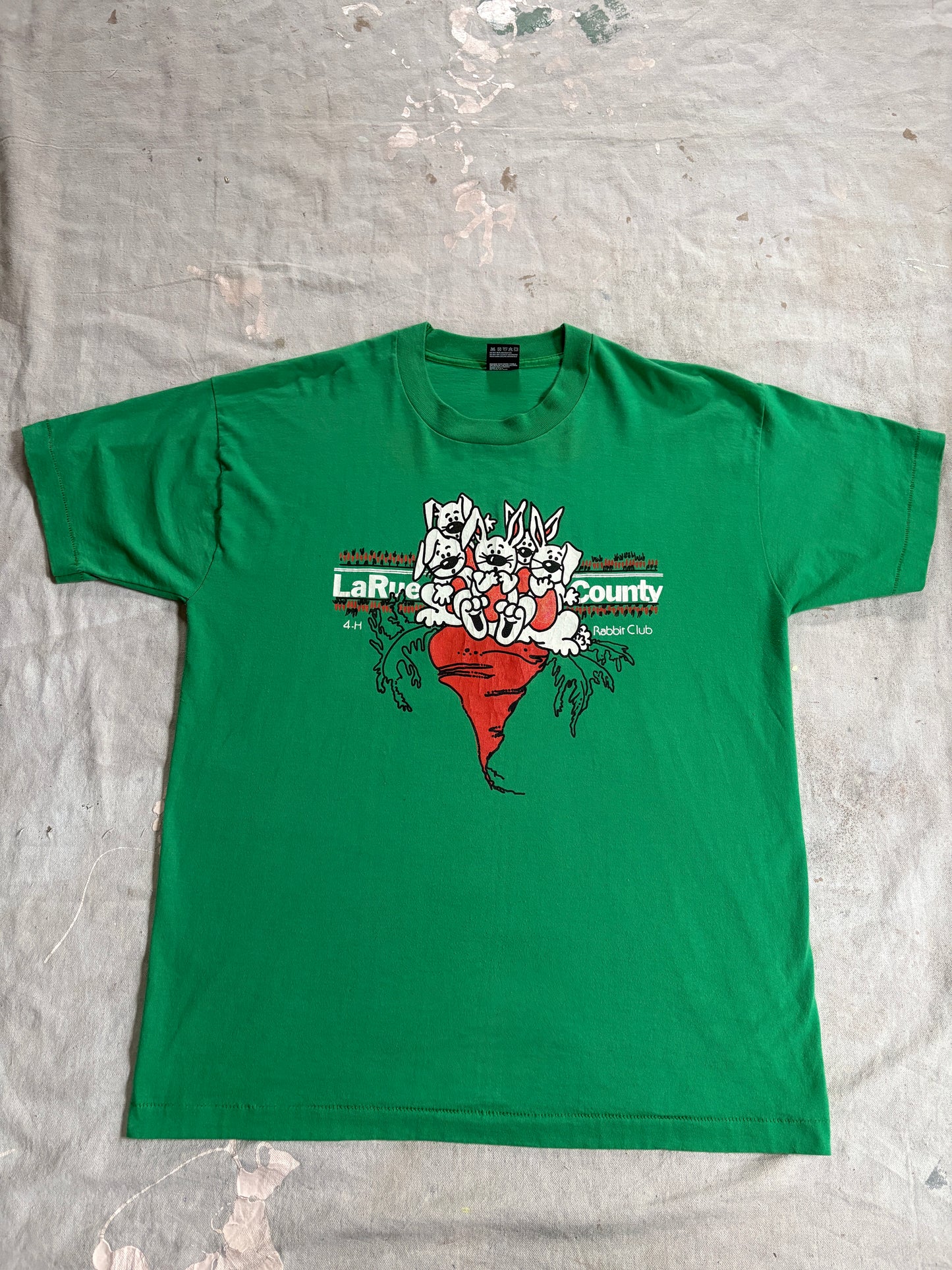 Vintage 80s La Rue County Rabbit Club Tee