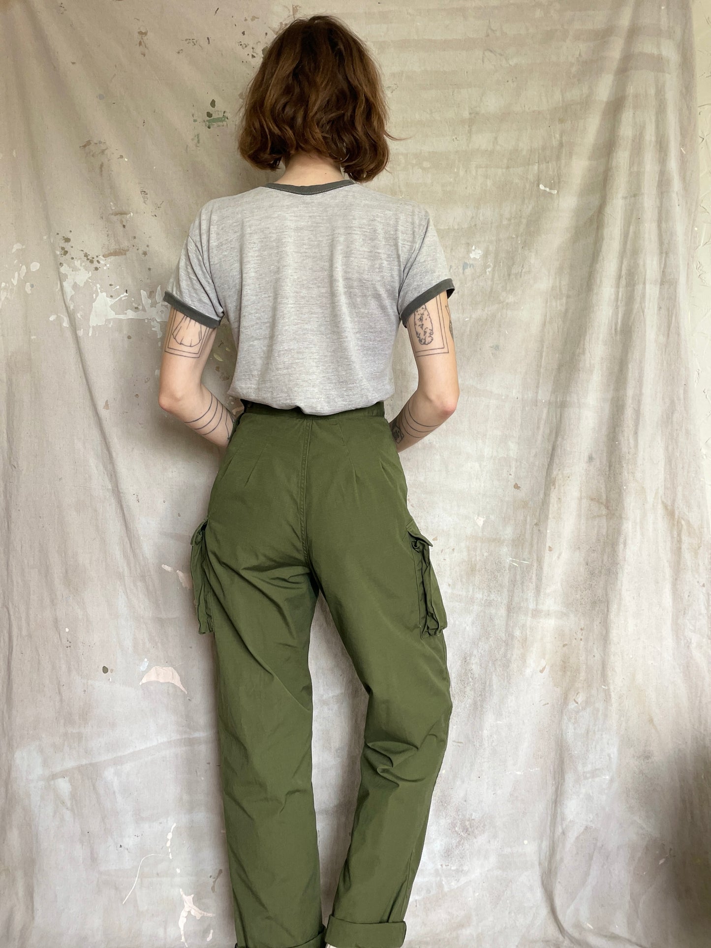 70s OG-107 Poplin Utility Slacks