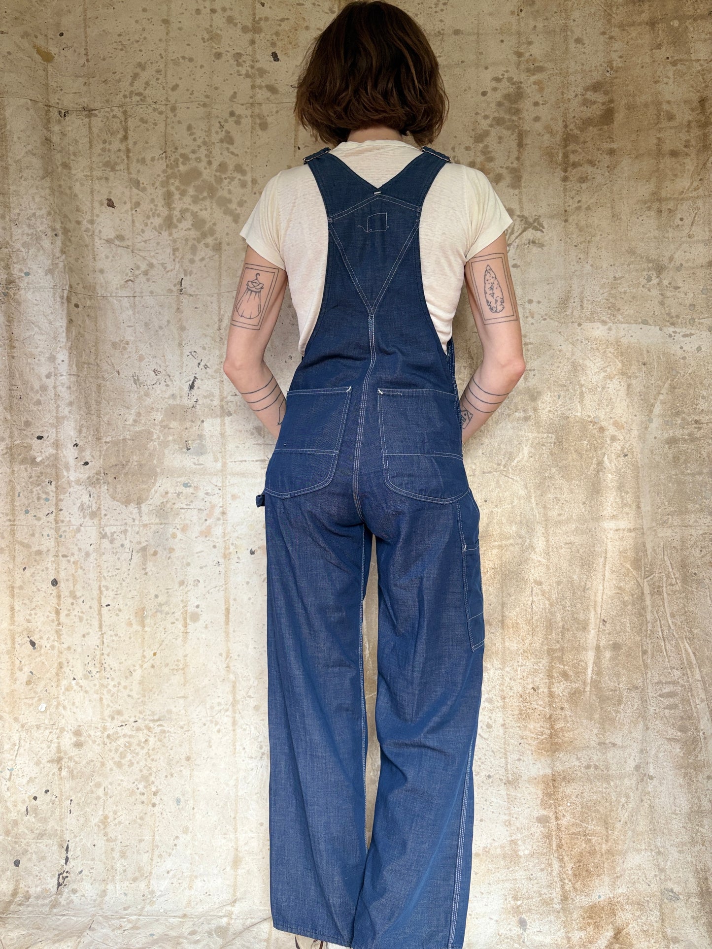 70s Lee Denim Overalls
