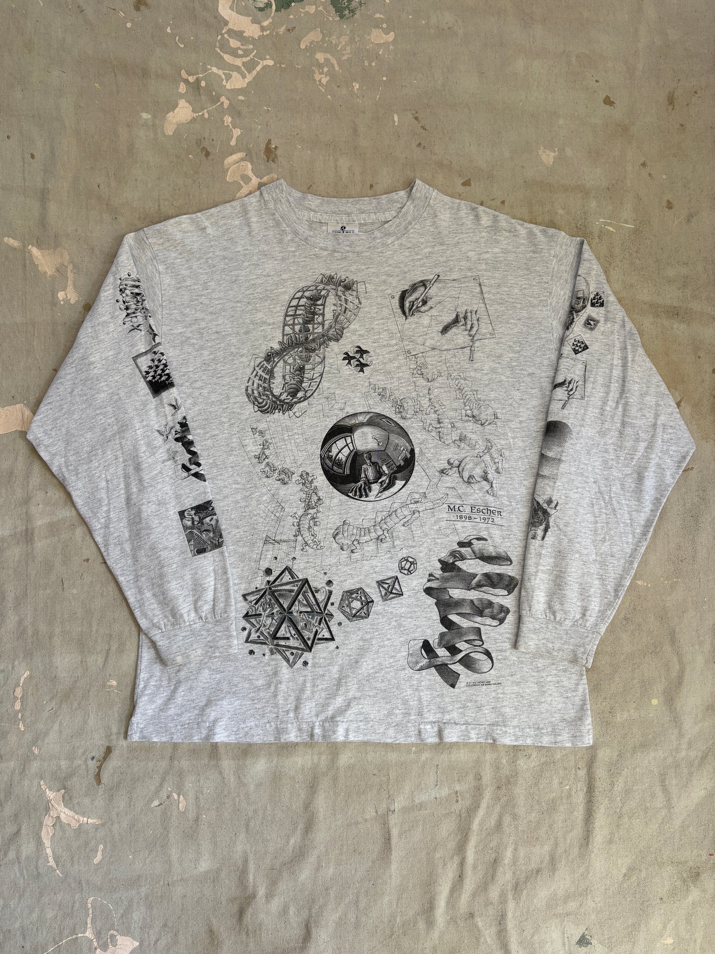 Vintage 90s MC Escher Long Sleeve Tee