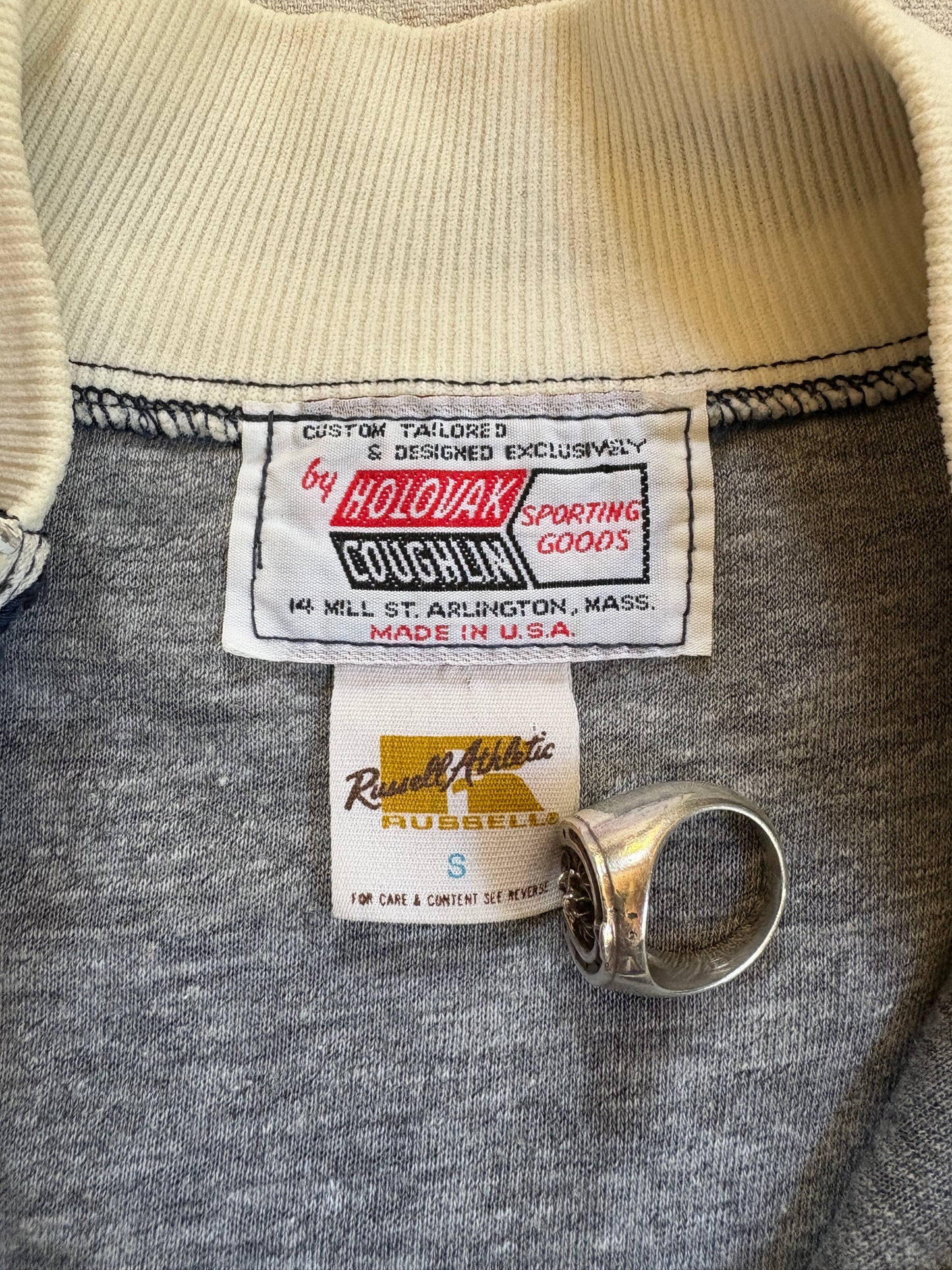 70s Russell Athletic Wellesley College Tennis Jacket