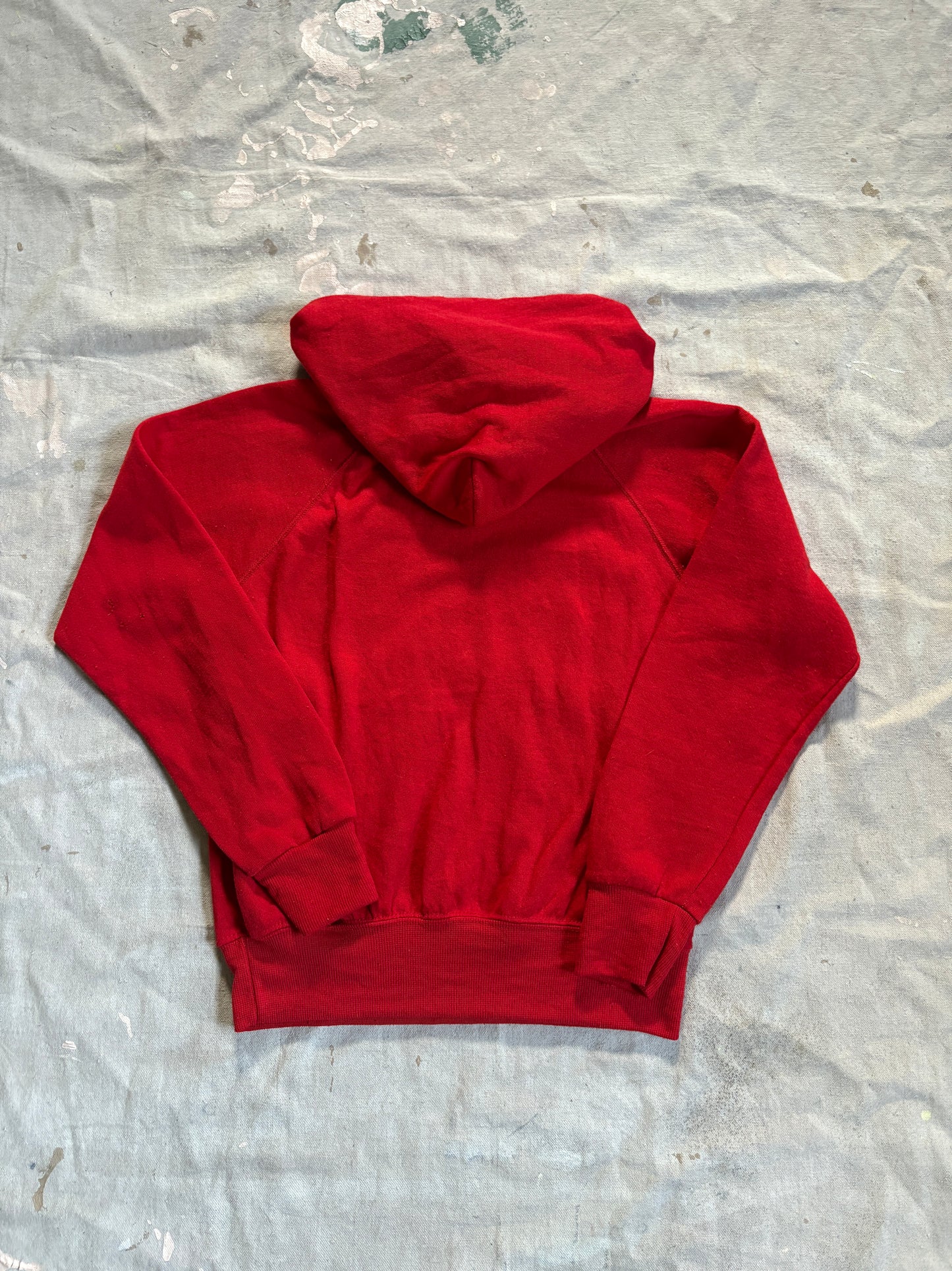 80s Blank Red Sweatshirt Hoodie
