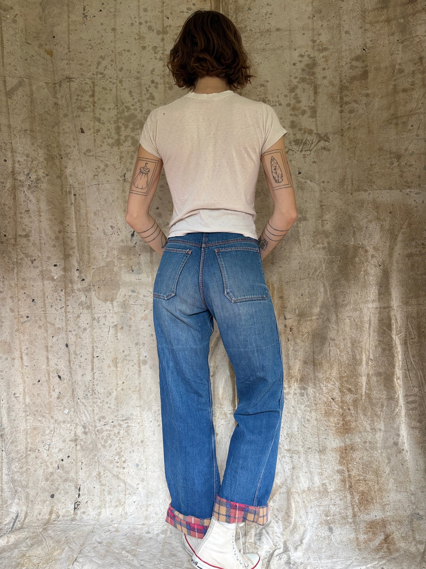 60s Flannel Lined Jeans