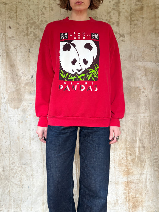 Vintage 90s San Diego Zoo Giant Panda Sweatshirt