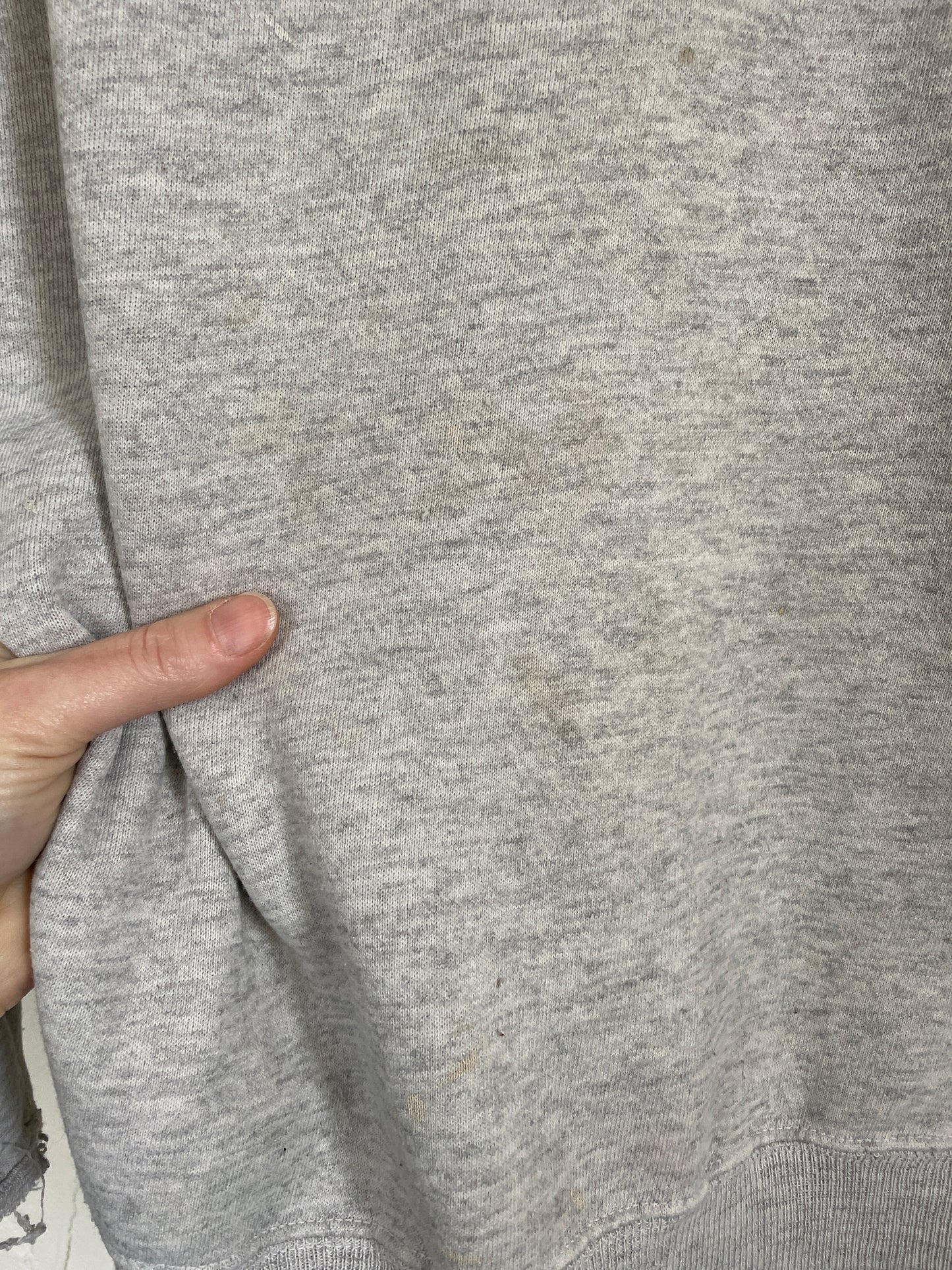 80s Blank Heather Grey Sweatshirt