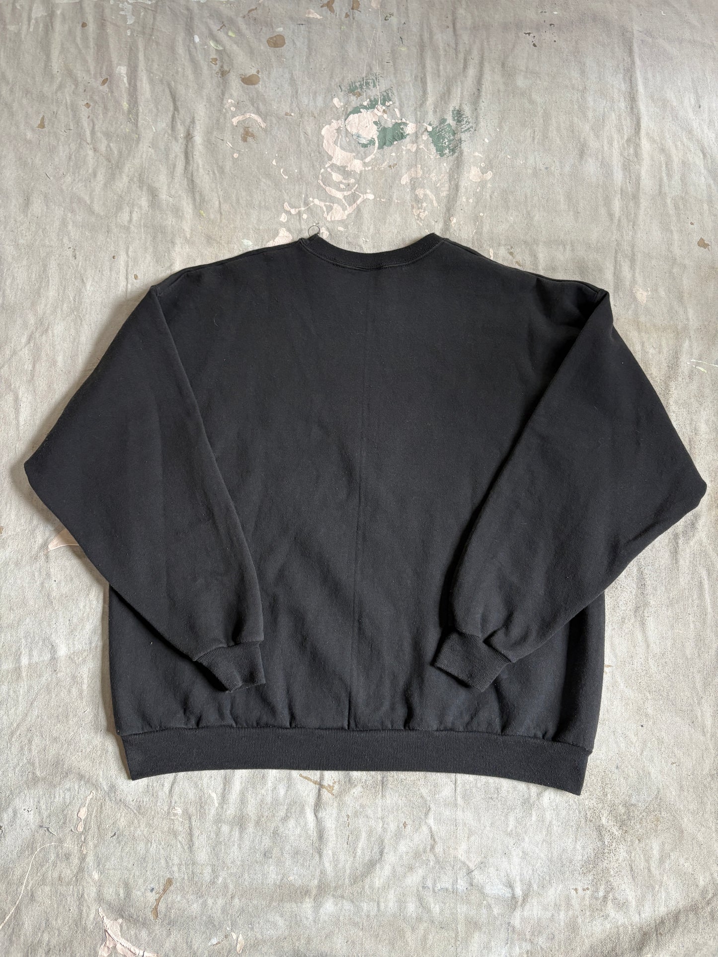 Vintage 90s Blank Black Sweatshirt