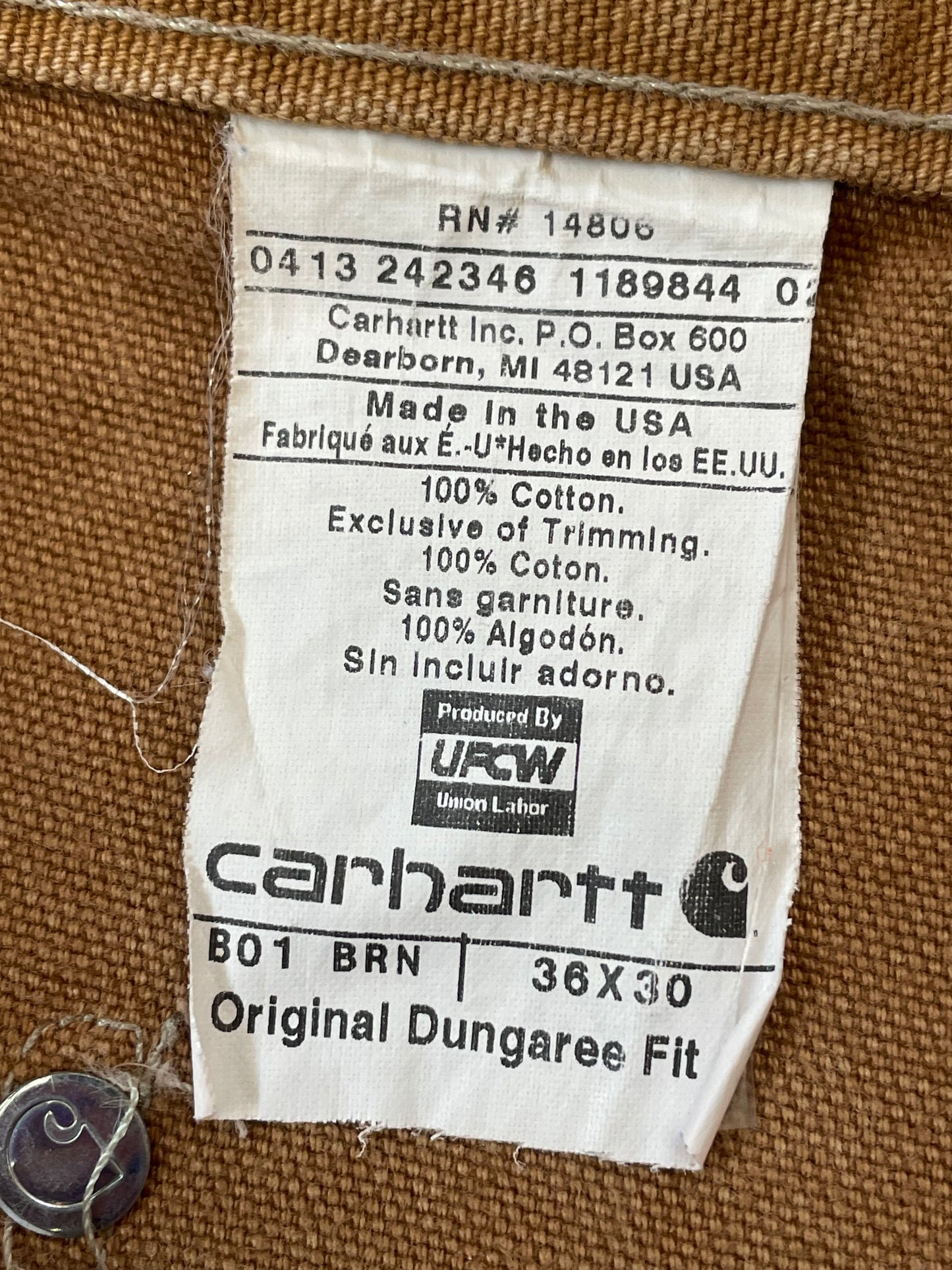 90s Carhartt Double Knee Work Pants