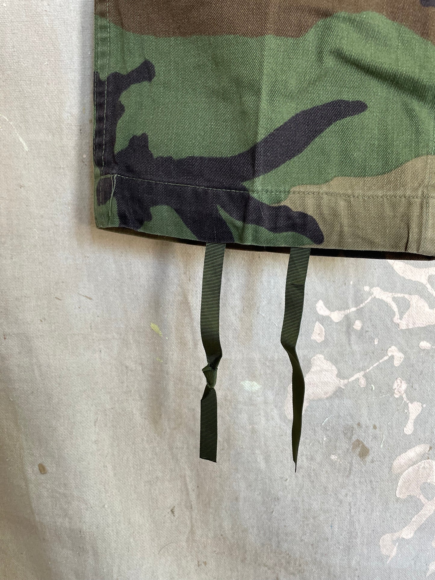 90s Woodland Camo Combat Trousers