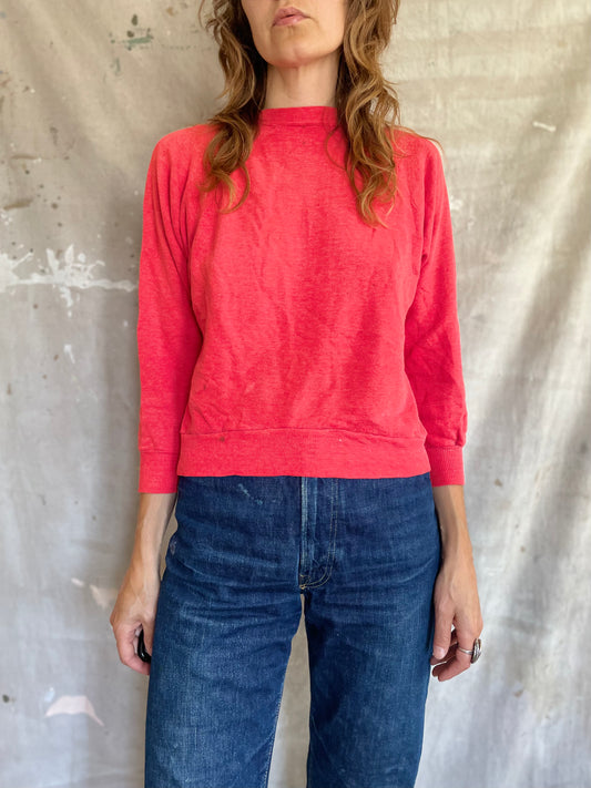 70s/80s Blank Red Sweatshirt